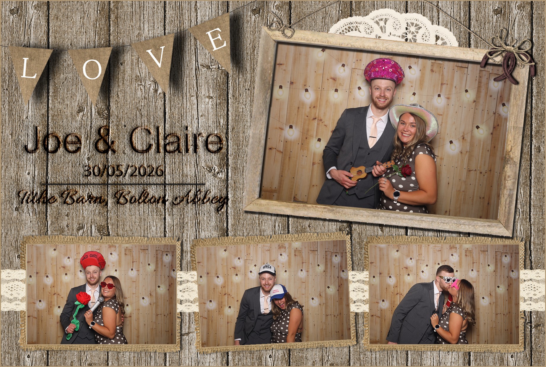 Joe & Claire | View more photos from the event at gallery.blissbooth.co.uk/u/BlissBooth/Joe-Claire