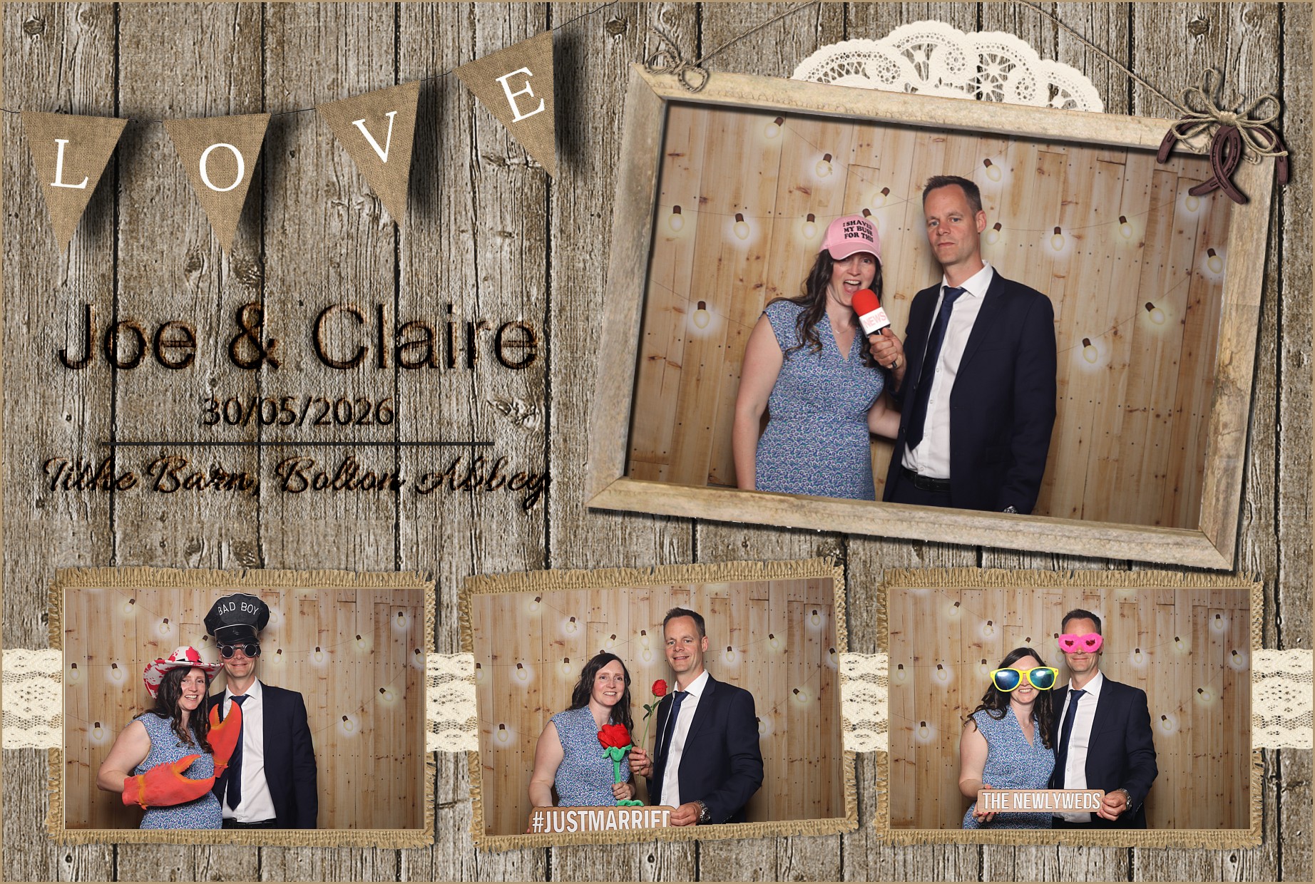 Joe & Claire | View more photos from the event at gallery.blissbooth.co.uk/u/BlissBooth/Joe-Claire