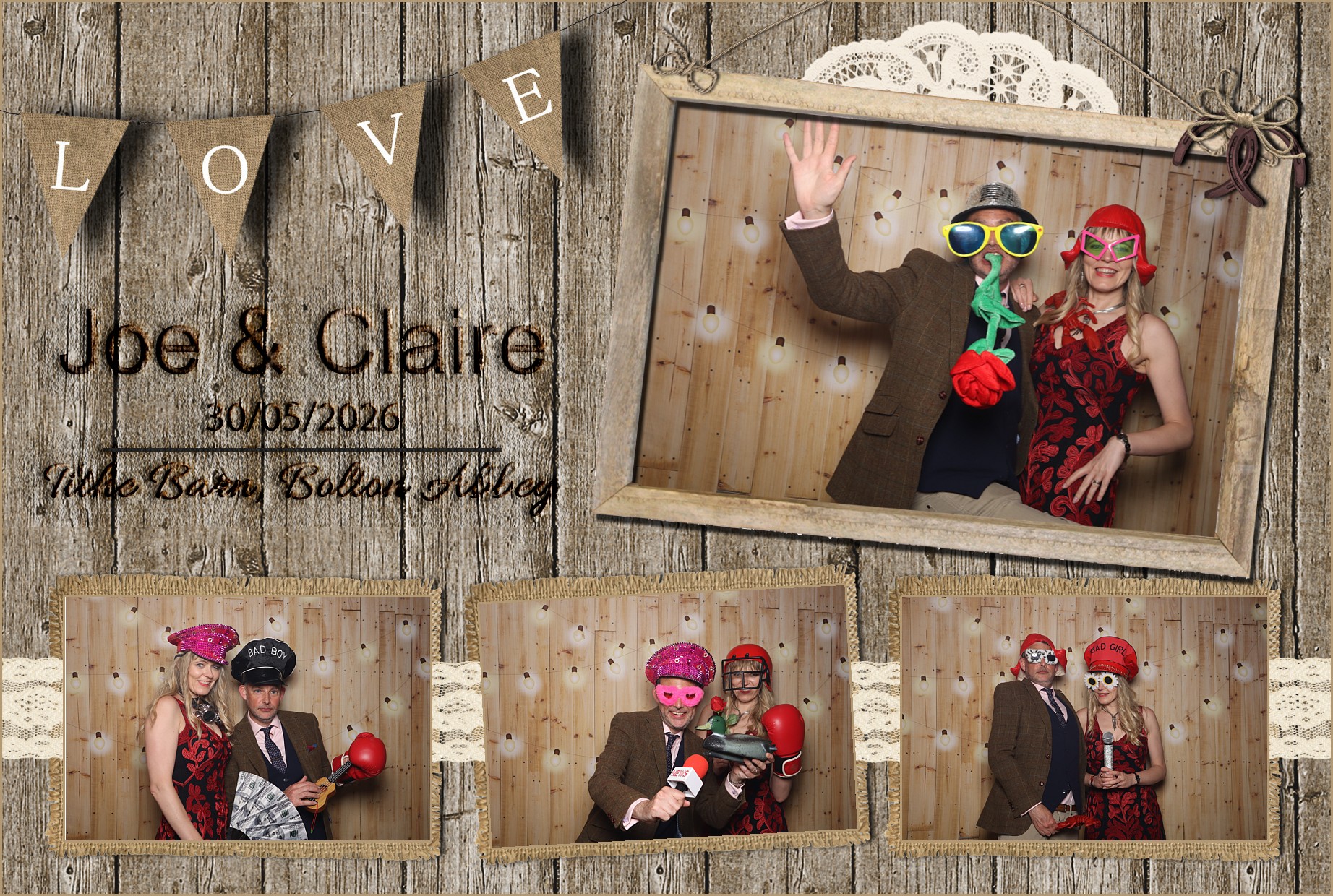 Joe & Claire | View more photos from the event at gallery.blissbooth.co.uk/u/BlissBooth/Joe-Claire