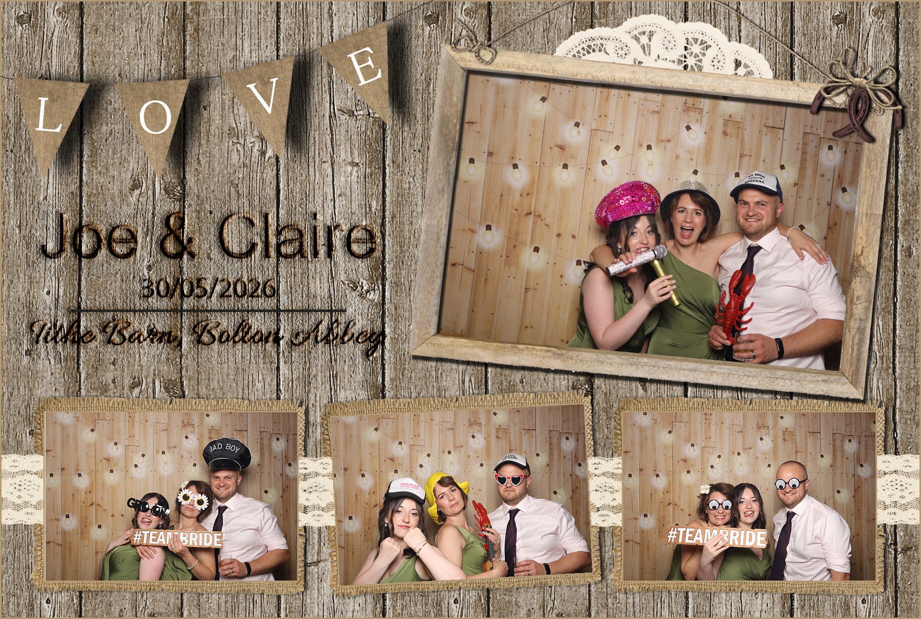 Joe & Claire | View more photos from the event at gallery.blissbooth.co.uk/u/BlissBooth/Joe-Claire