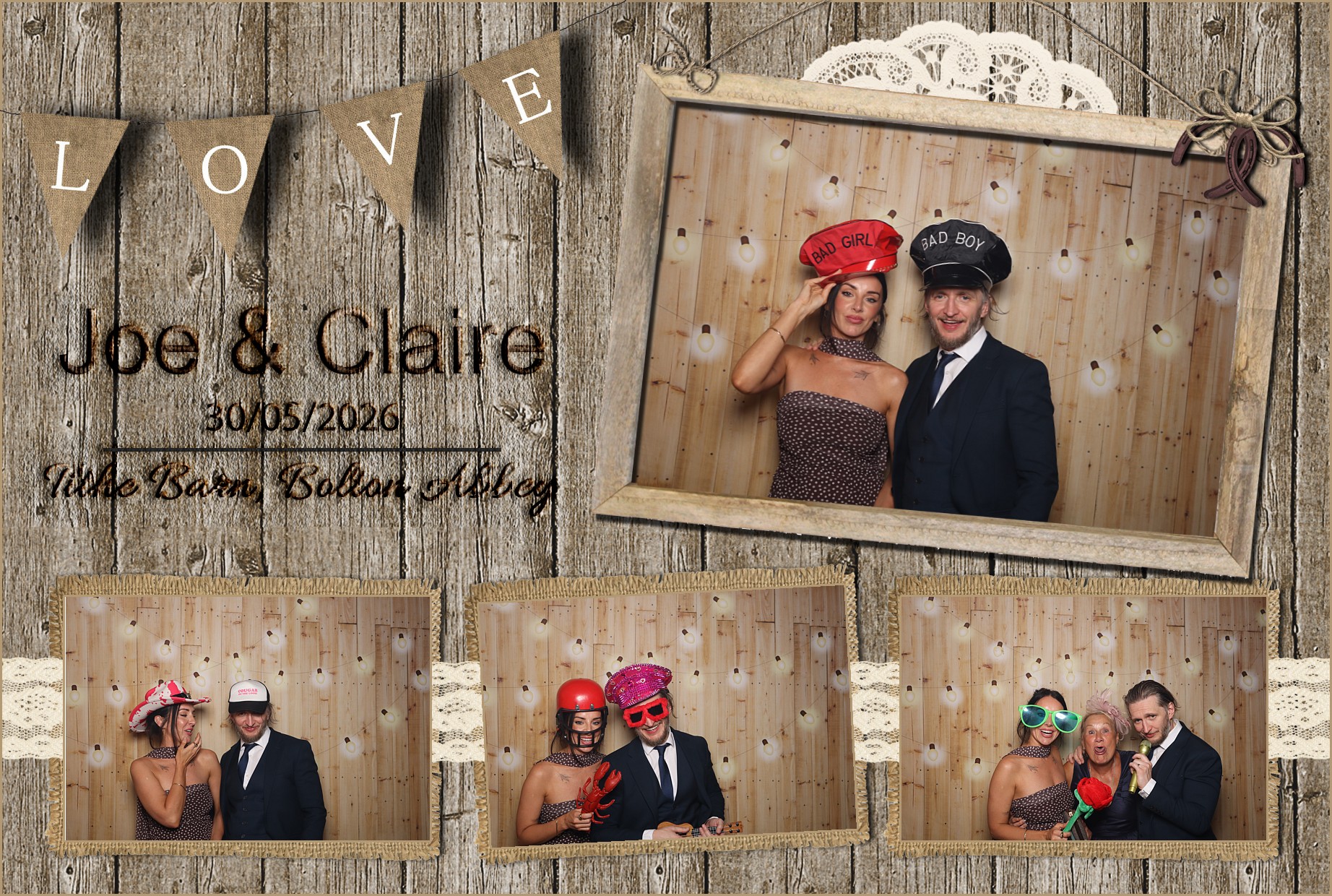 Joe & Claire | View more photos from the event at gallery.blissbooth.co.uk/u/BlissBooth/Joe-Claire
