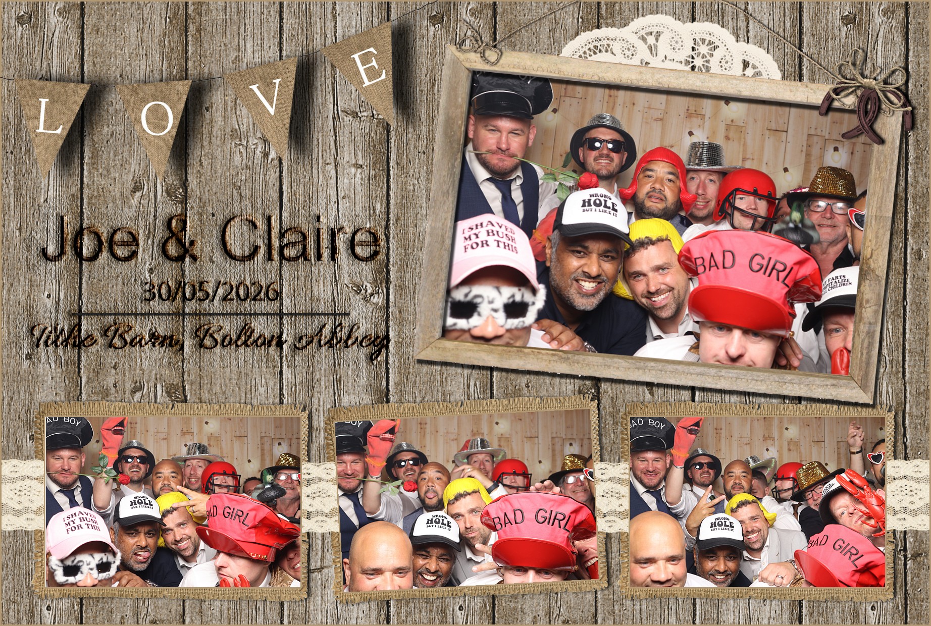 Joe & Claire | View more photos from the event at gallery.blissbooth.co.uk/u/BlissBooth/Joe-Claire