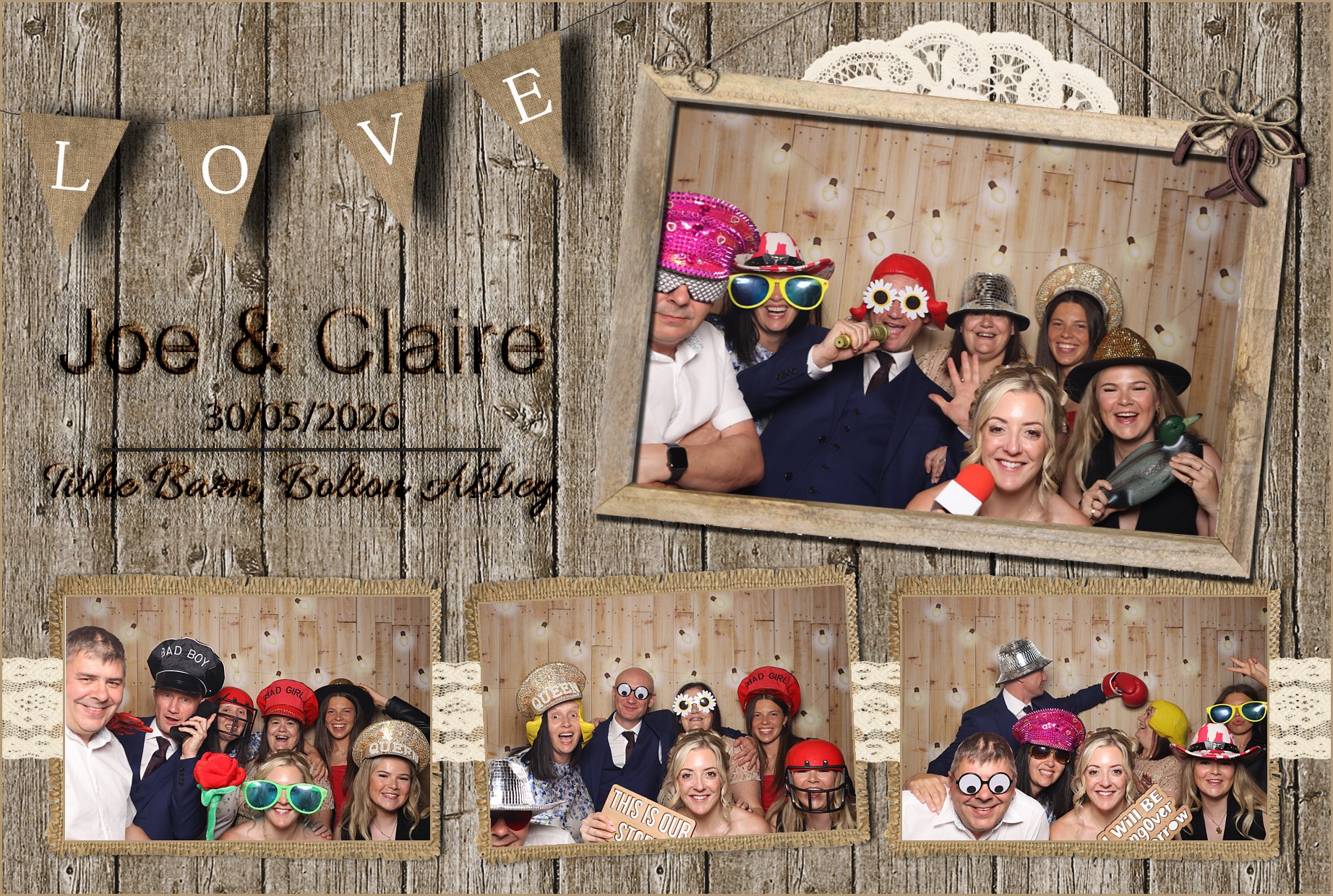 Joe & Claire | View more photos from the event at gallery.blissbooth.co.uk/u/BlissBooth/Joe-Claire
