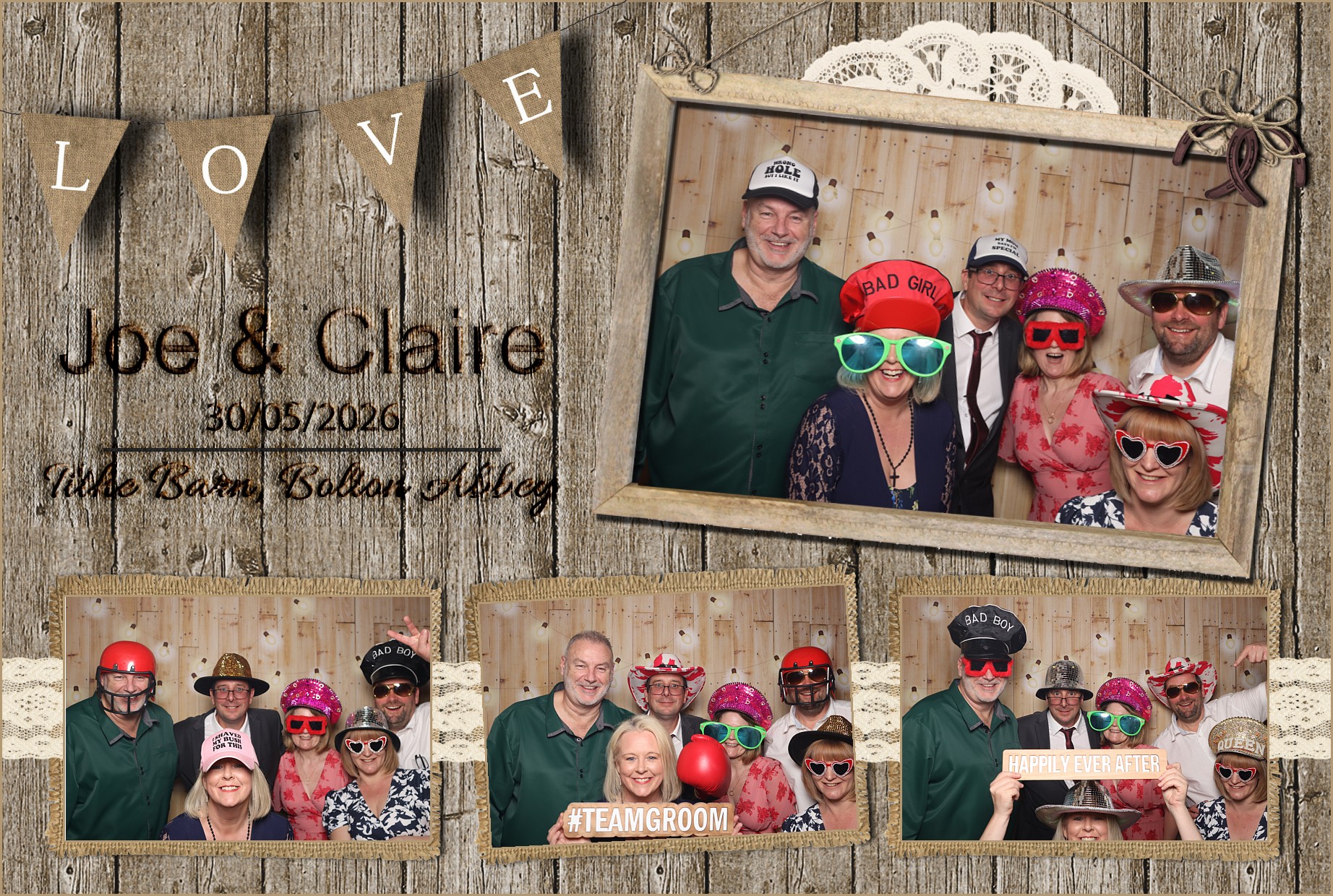 Joe & Claire | View more photos from the event at gallery.blissbooth.co.uk/u/BlissBooth/Joe-Claire
