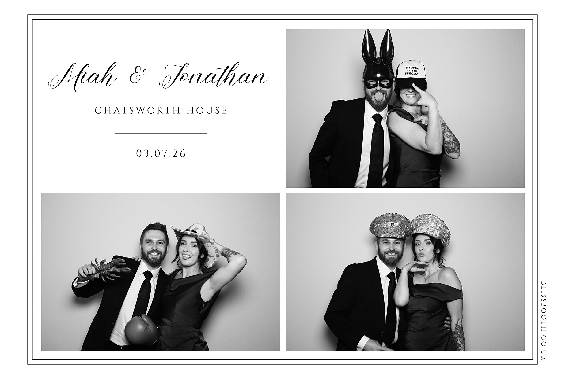 Jonathan and Miah | View more photos from the event at gallery.blissbooth.co.uk/u/BlissBooth/Jonathan-and-Miah