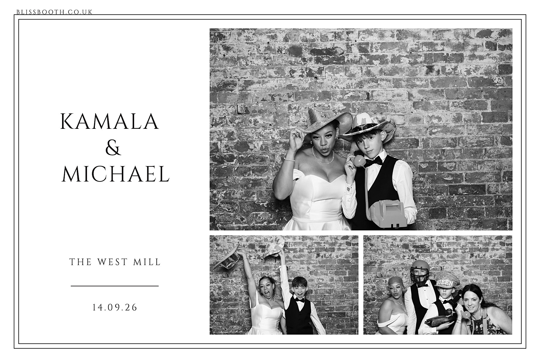Kamala & Michael | View more photos from the event at gallery.blissbooth.co.uk/u/BlissBooth/Kamala-Michael