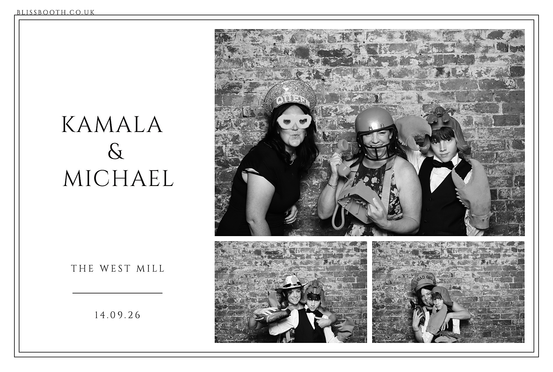 Kamala & Michael | View more photos from the event at gallery.blissbooth.co.uk/u/BlissBooth/Kamala-Michael