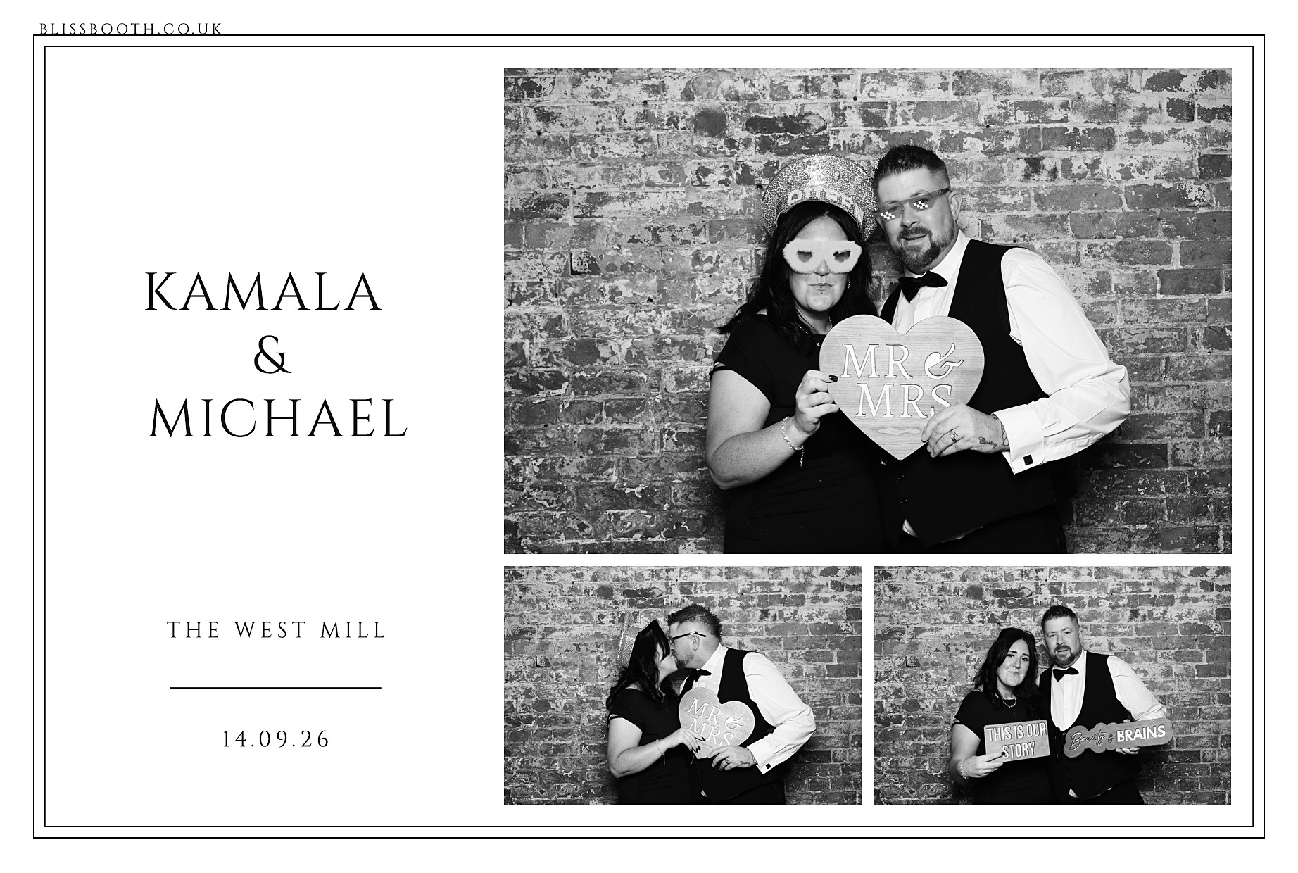 Kamala & Michael | View more photos from the event at gallery.blissbooth.co.uk/u/BlissBooth/Kamala-Michael