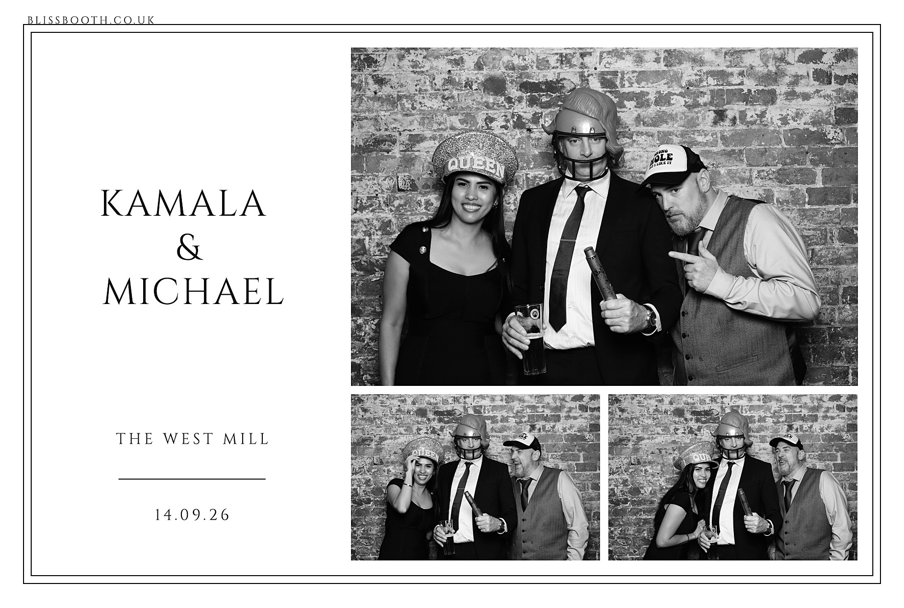 Kamala & Michael | View more photos from the event at gallery.blissbooth.co.uk/u/BlissBooth/Kamala-Michael