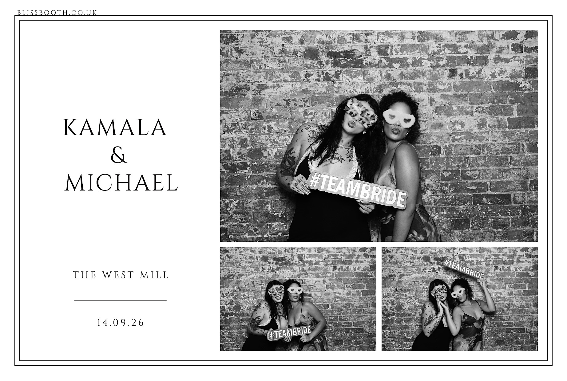Kamala & Michael | View more photos from the event at gallery.blissbooth.co.uk/u/BlissBooth/Kamala-Michael