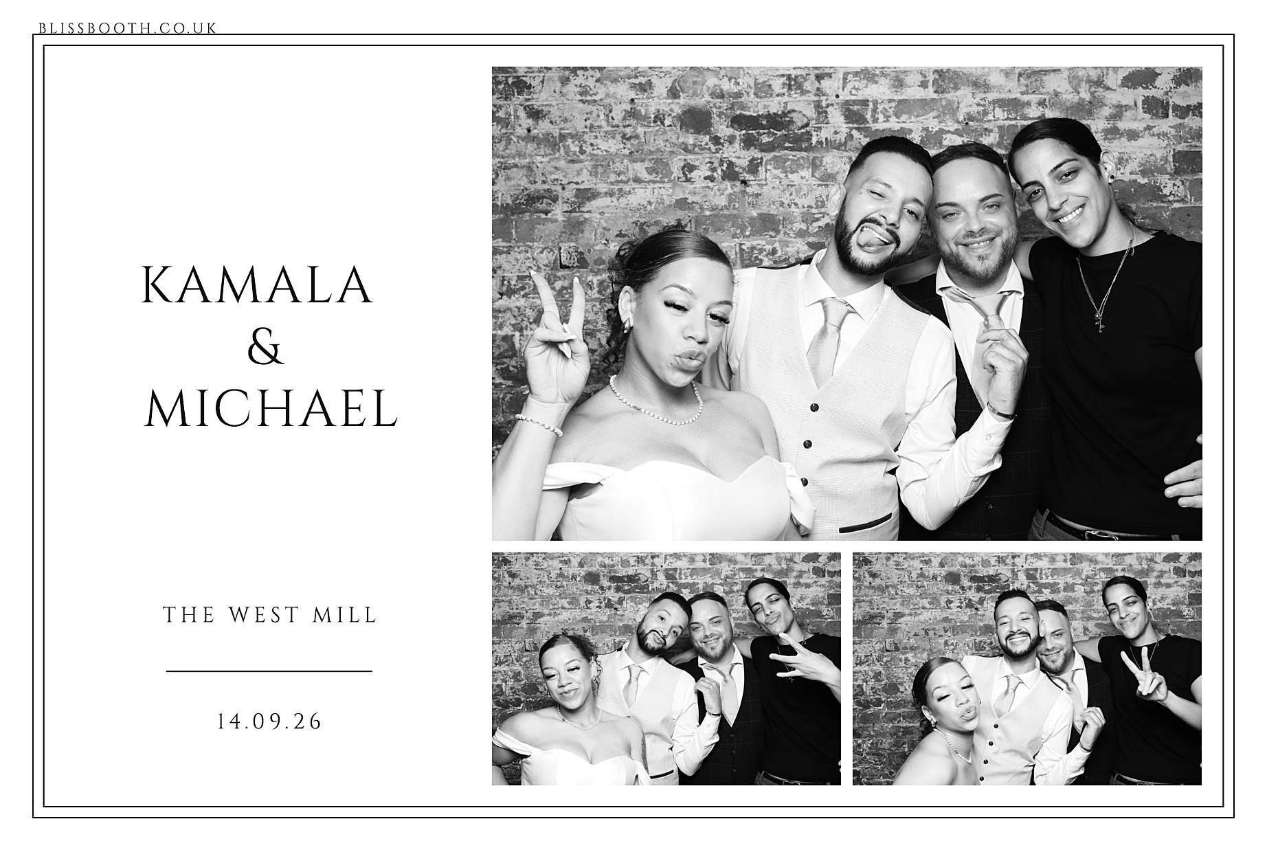 Kamala & Michael | View more photos from the event at gallery.blissbooth.co.uk/u/BlissBooth/Kamala-Michael