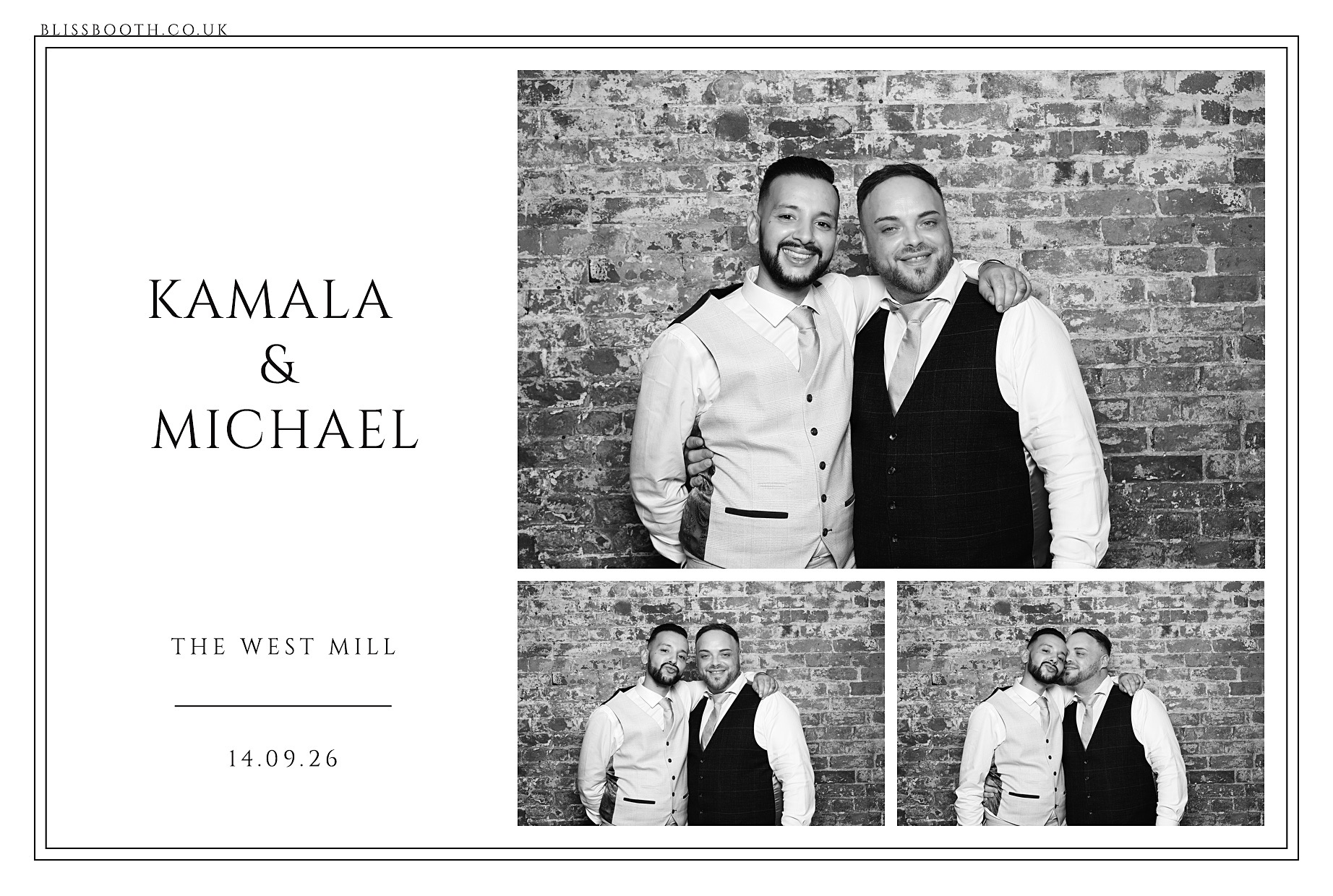 Kamala & Michael | View more photos from the event at gallery.blissbooth.co.uk/u/BlissBooth/Kamala-Michael