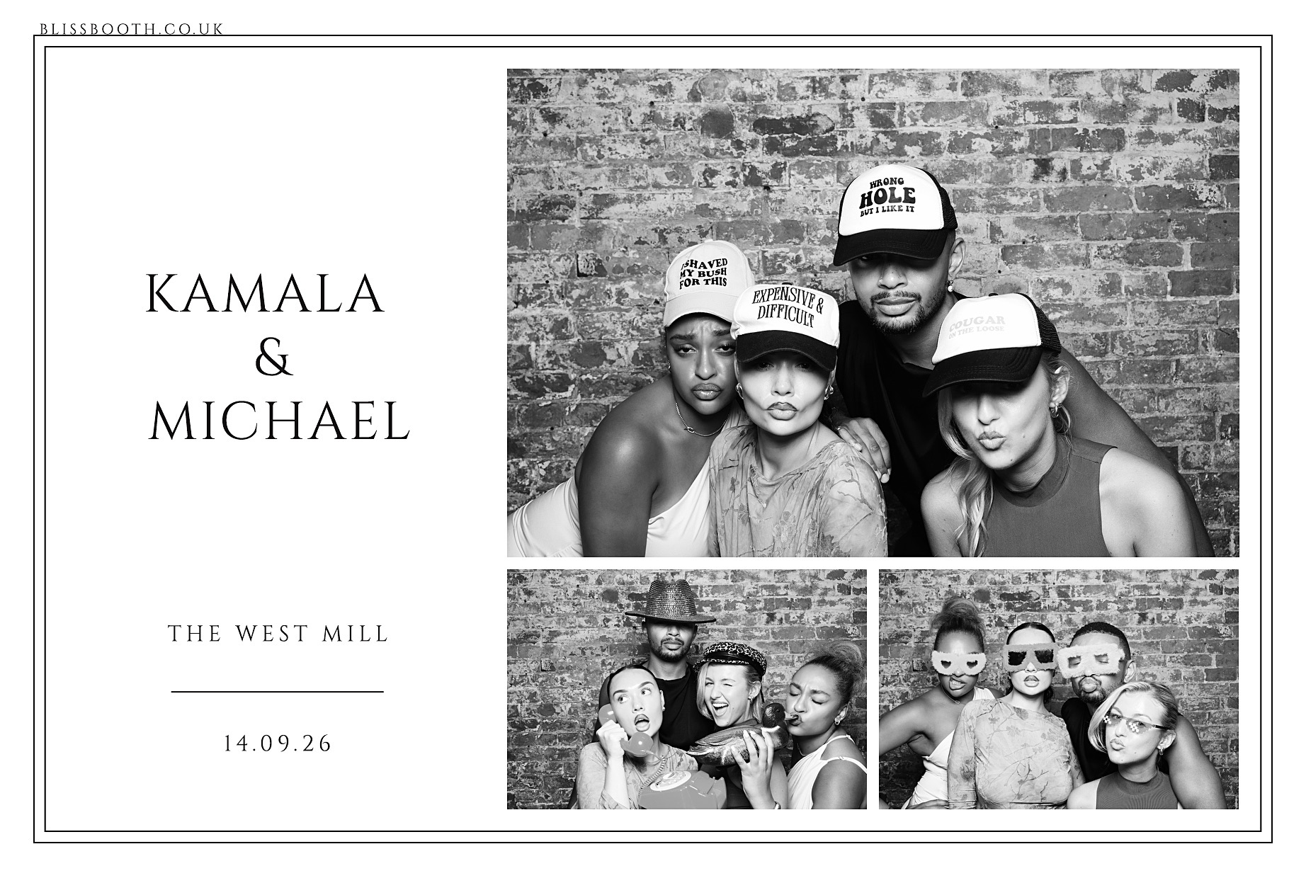 Kamala & Michael | View more photos from the event at gallery.blissbooth.co.uk/u/BlissBooth/Kamala-Michael
