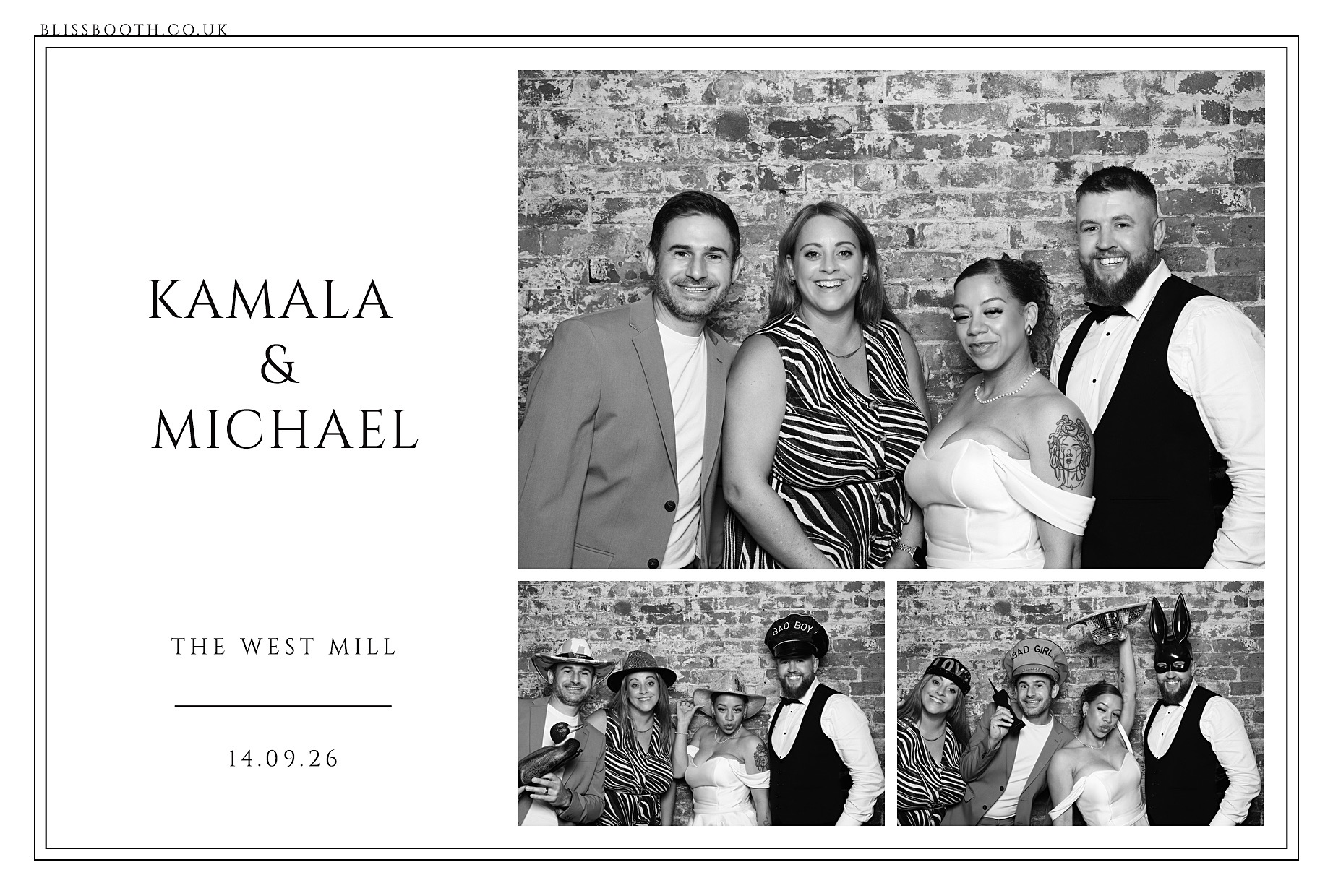 Kamala & Michael | View more photos from the event at gallery.blissbooth.co.uk/u/BlissBooth/Kamala-Michael