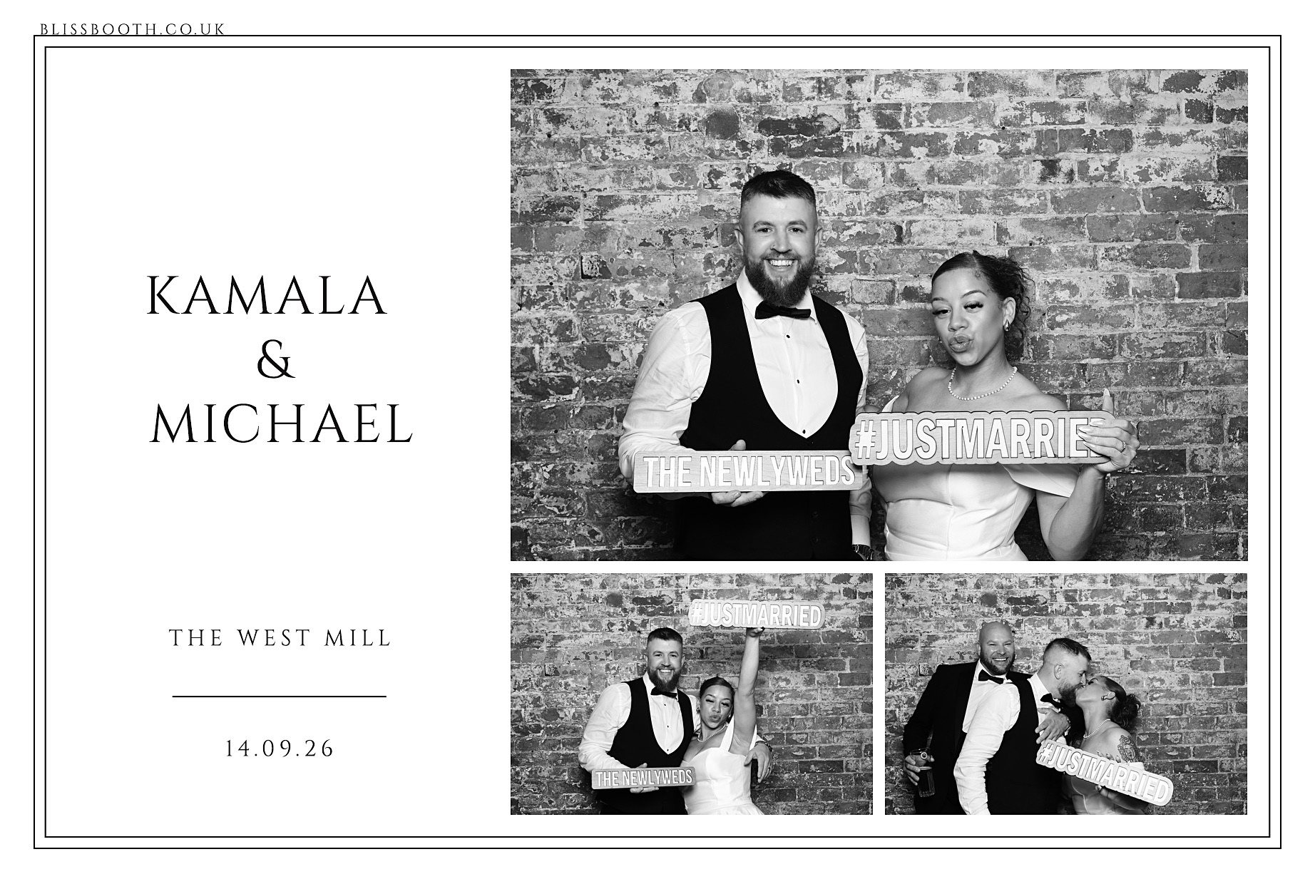 Kamala & Michael | View more photos from the event at gallery.blissbooth.co.uk/u/BlissBooth/Kamala-Michael