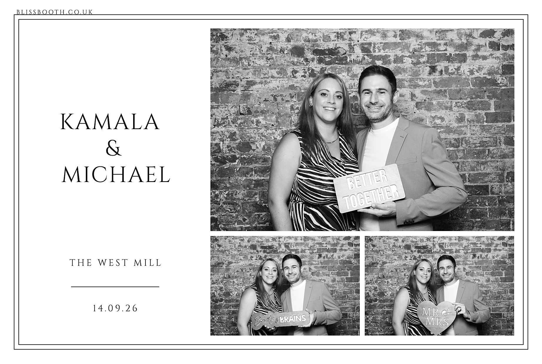 Kamala & Michael | View more photos from the event at gallery.blissbooth.co.uk/u/BlissBooth/Kamala-Michael