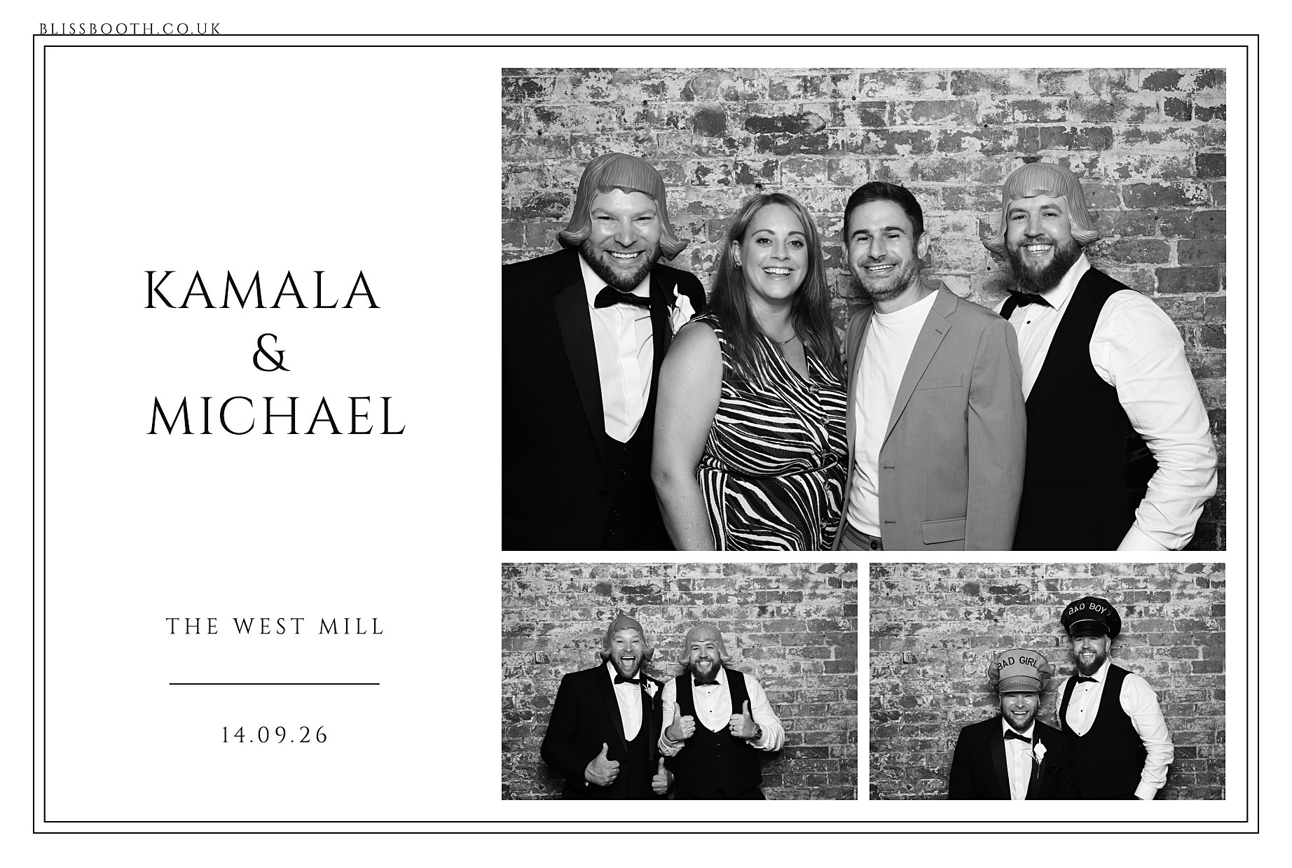 Kamala & Michael | View more photos from the event at gallery.blissbooth.co.uk/u/BlissBooth/Kamala-Michael