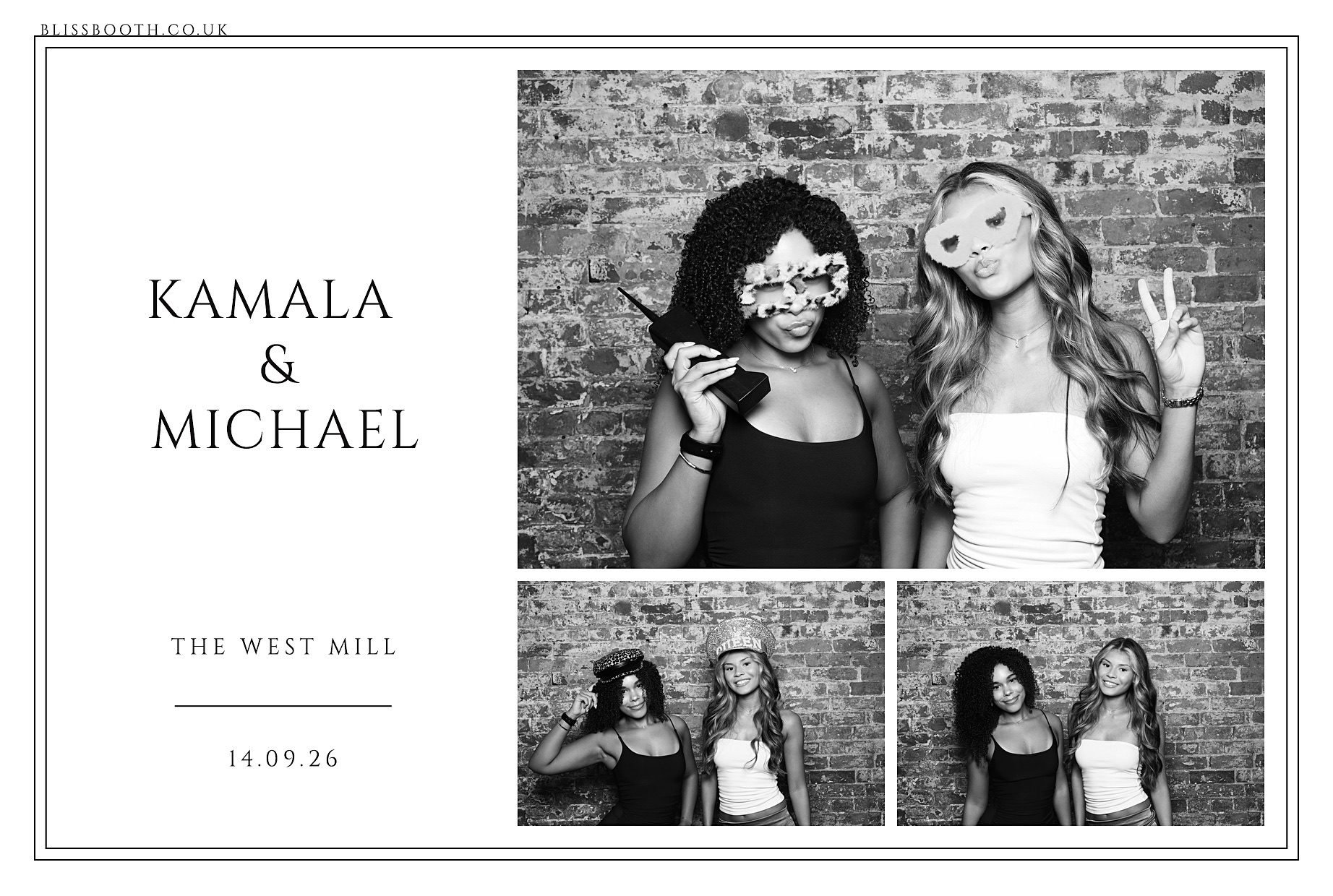 Kamala & Michael | View more photos from the event at gallery.blissbooth.co.uk/u/BlissBooth/Kamala-Michael
