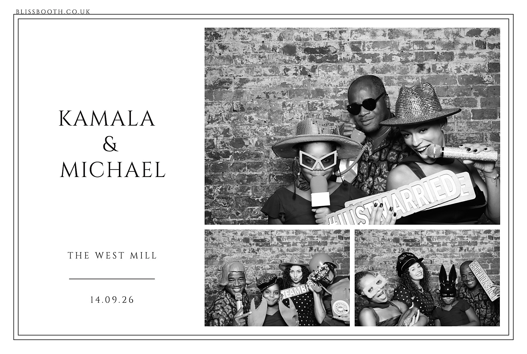 Kamala & Michael | View more photos from the event at gallery.blissbooth.co.uk/u/BlissBooth/Kamala-Michael
