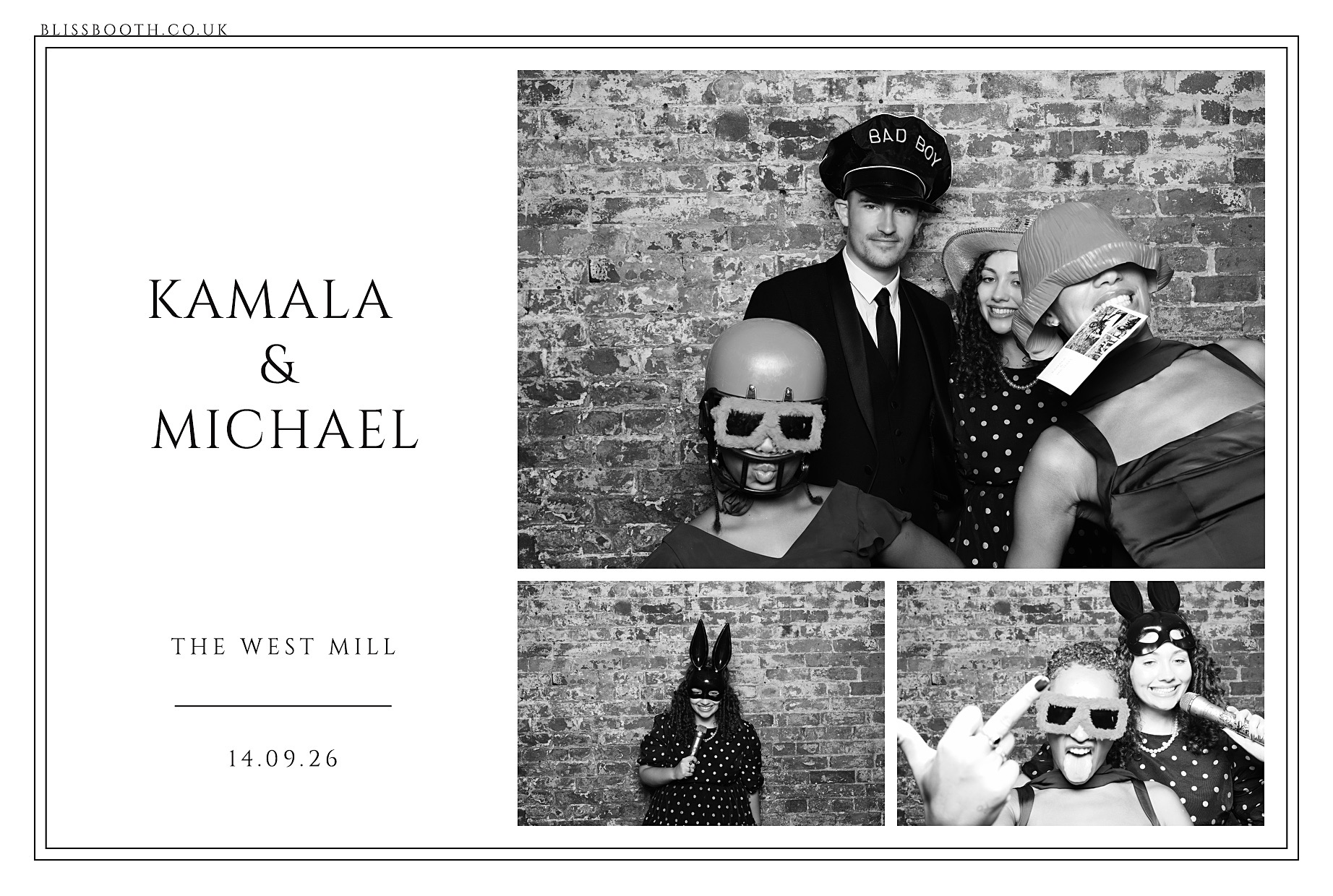 Kamala & Michael | View more photos from the event at gallery.blissbooth.co.uk/u/BlissBooth/Kamala-Michael