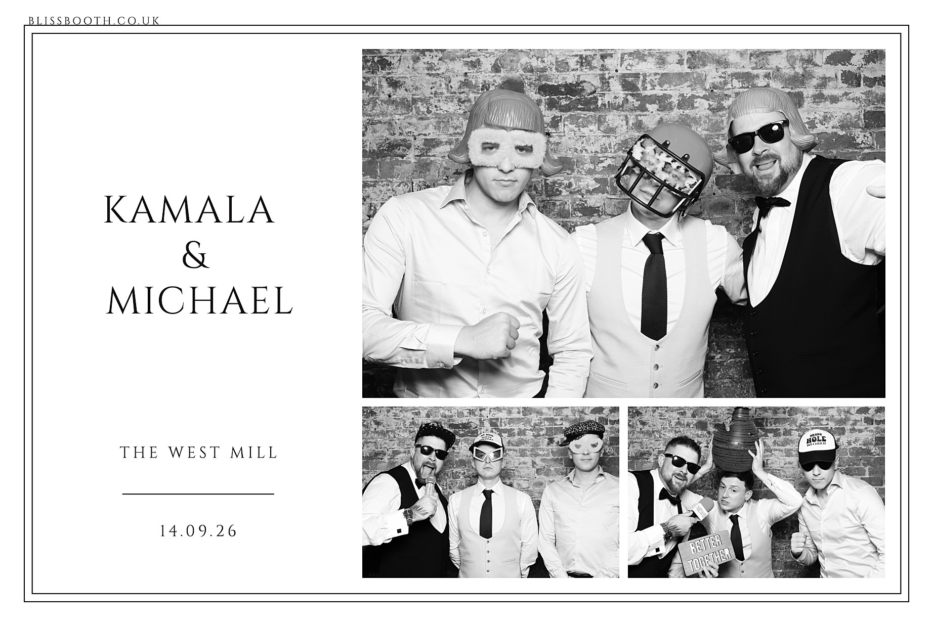 Kamala & Michael | View more photos from the event at gallery.blissbooth.co.uk/u/BlissBooth/Kamala-Michael