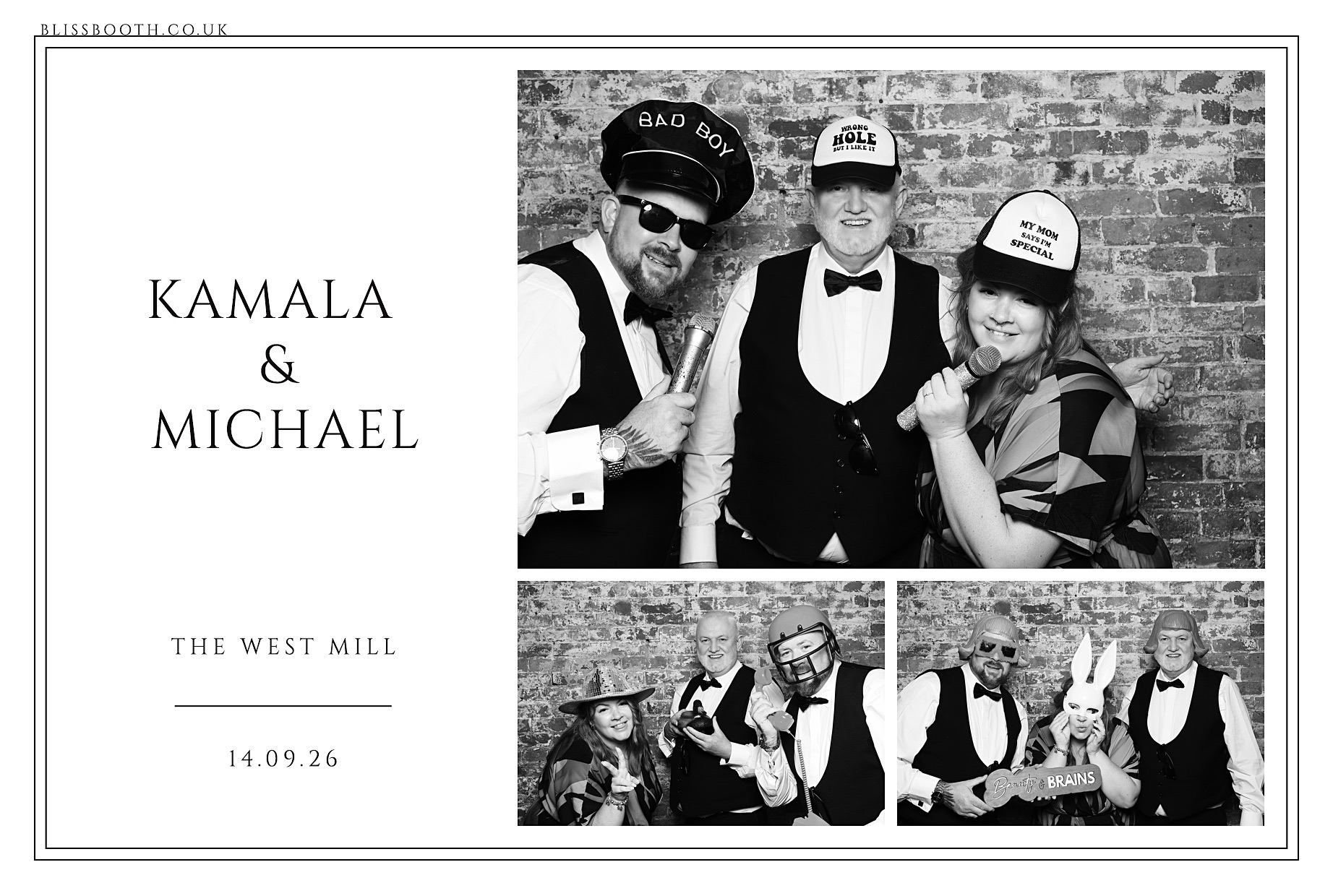Kamala & Michael | View more photos from the event at gallery.blissbooth.co.uk/u/BlissBooth/Kamala-Michael