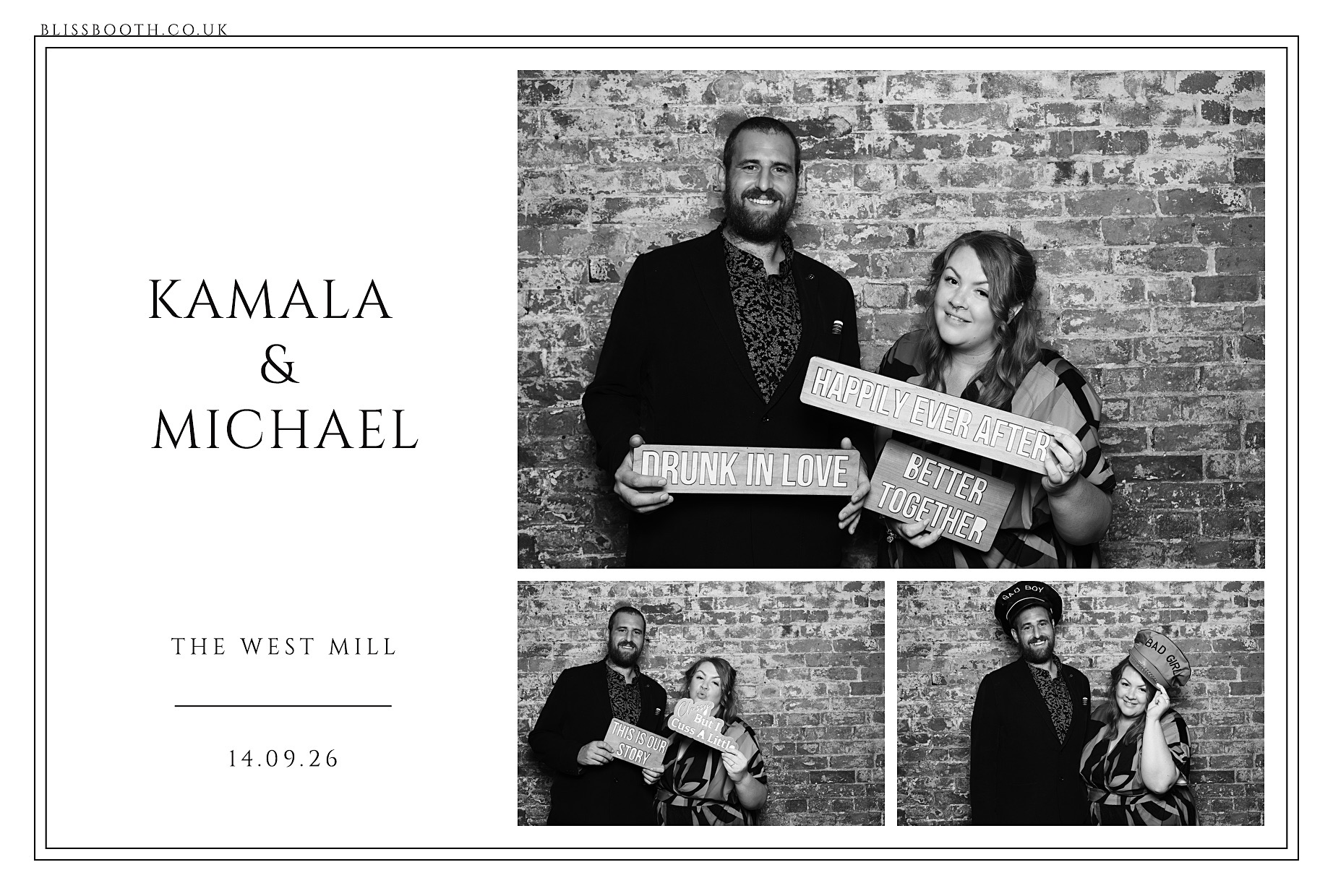 Kamala & Michael | View more photos from the event at gallery.blissbooth.co.uk/u/BlissBooth/Kamala-Michael