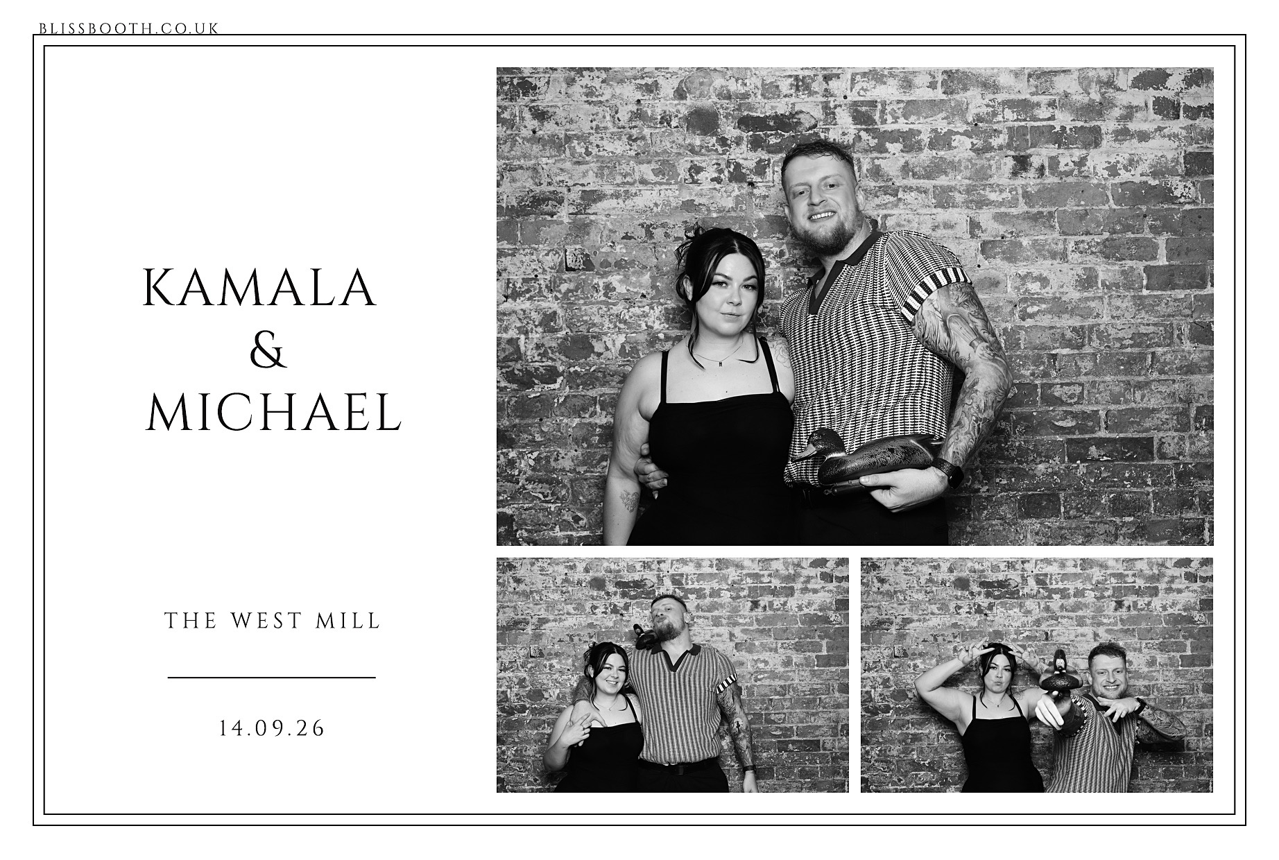 Kamala & Michael | View more photos from the event at gallery.blissbooth.co.uk/u/BlissBooth/Kamala-Michael