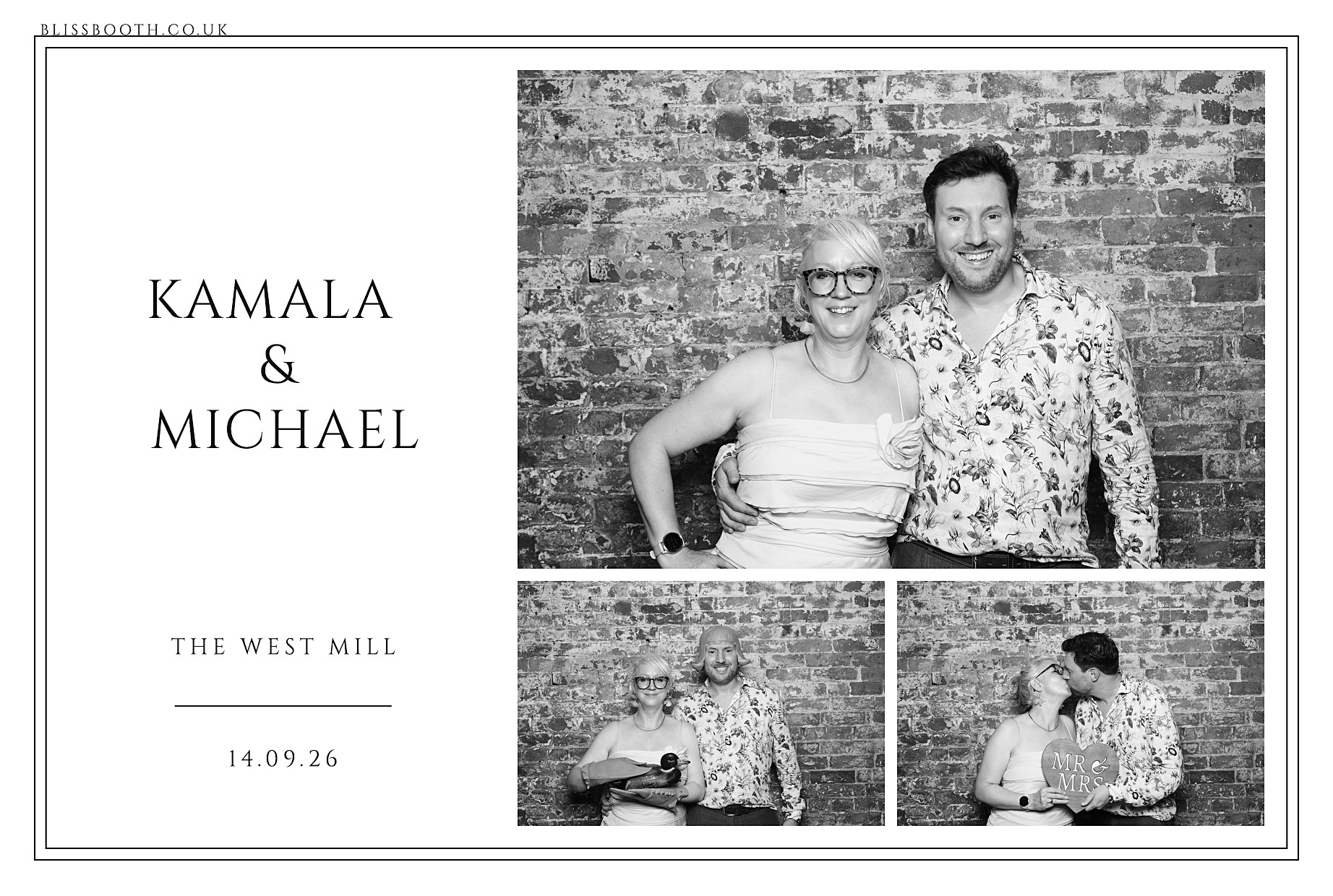 Kamala & Michael | View more photos from the event at gallery.blissbooth.co.uk/u/BlissBooth/Kamala-Michael