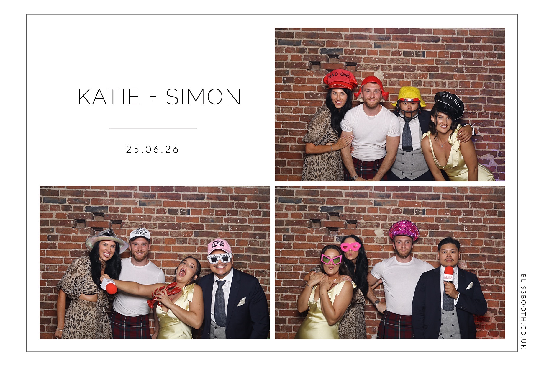 Kate and Simon | View more photos from the event at gallery.blissbooth.co.uk/u/BlissBooth/Kate-and-Simon