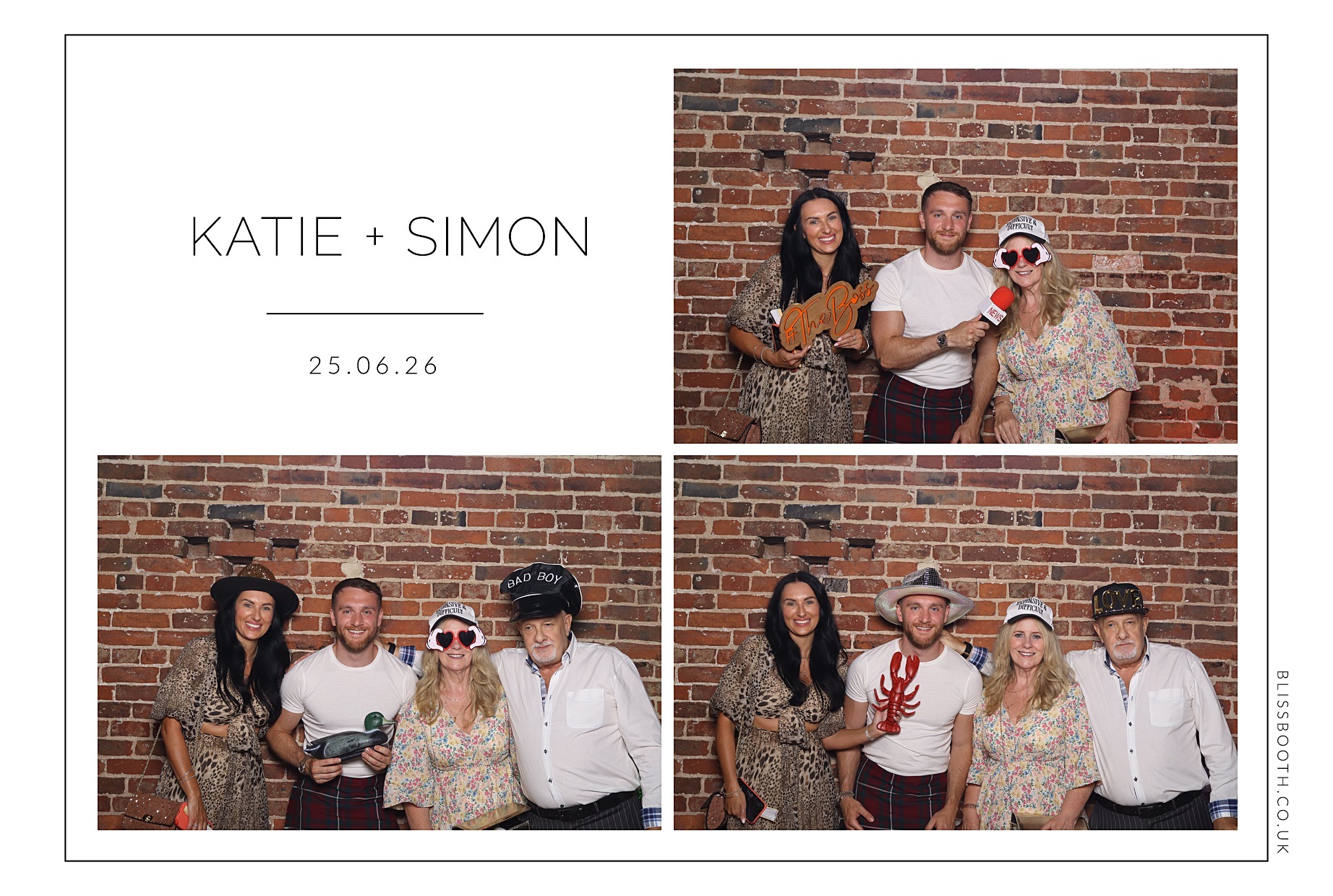 Kate and Simon | View more photos from the event at gallery.blissbooth.co.uk/u/BlissBooth/Kate-and-Simon