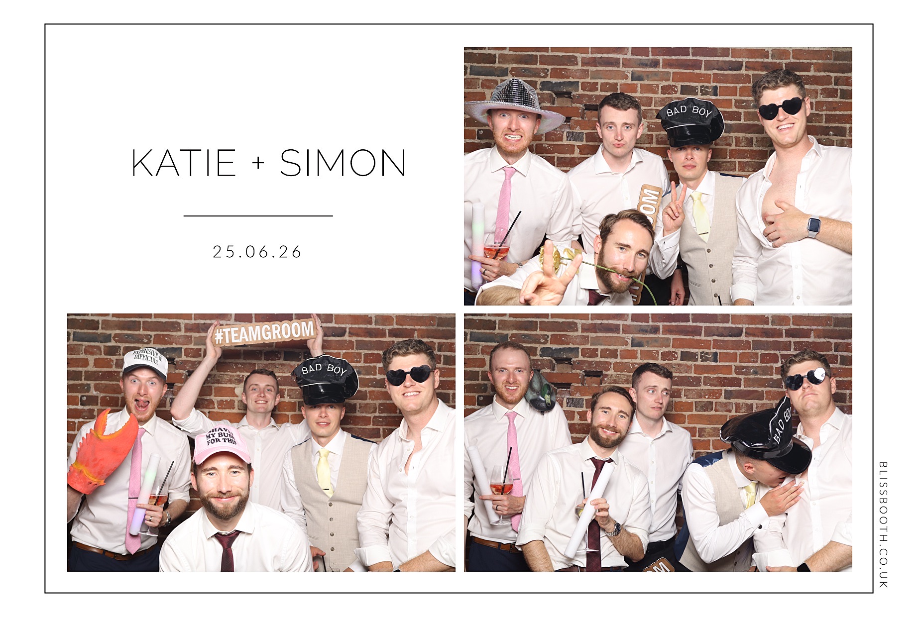 Kate and Simon | View more photos from the event at gallery.blissbooth.co.uk/u/BlissBooth/Kate-and-Simon