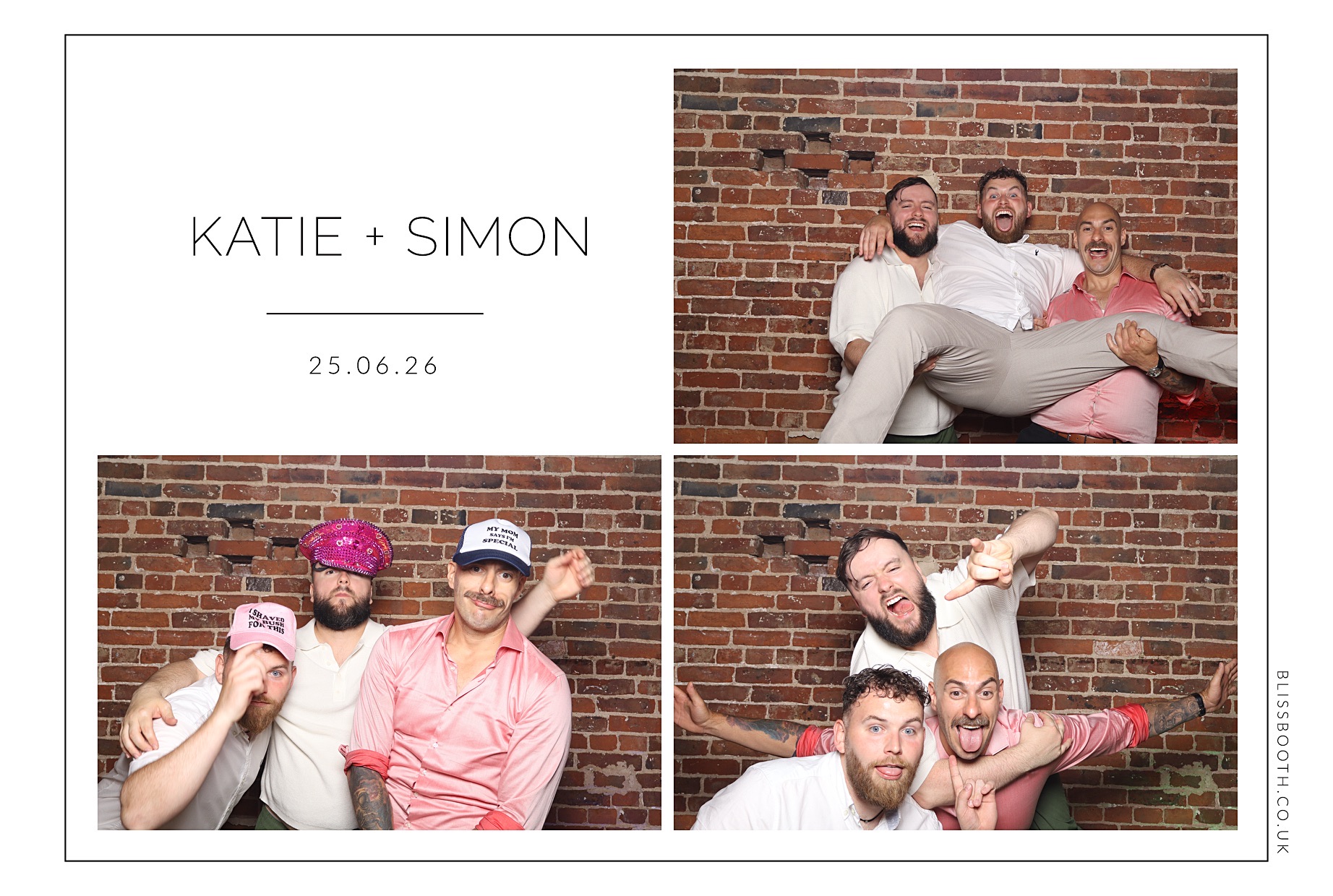 Kate and Simon | View more photos from the event at gallery.blissbooth.co.uk/u/BlissBooth/Kate-and-Simon