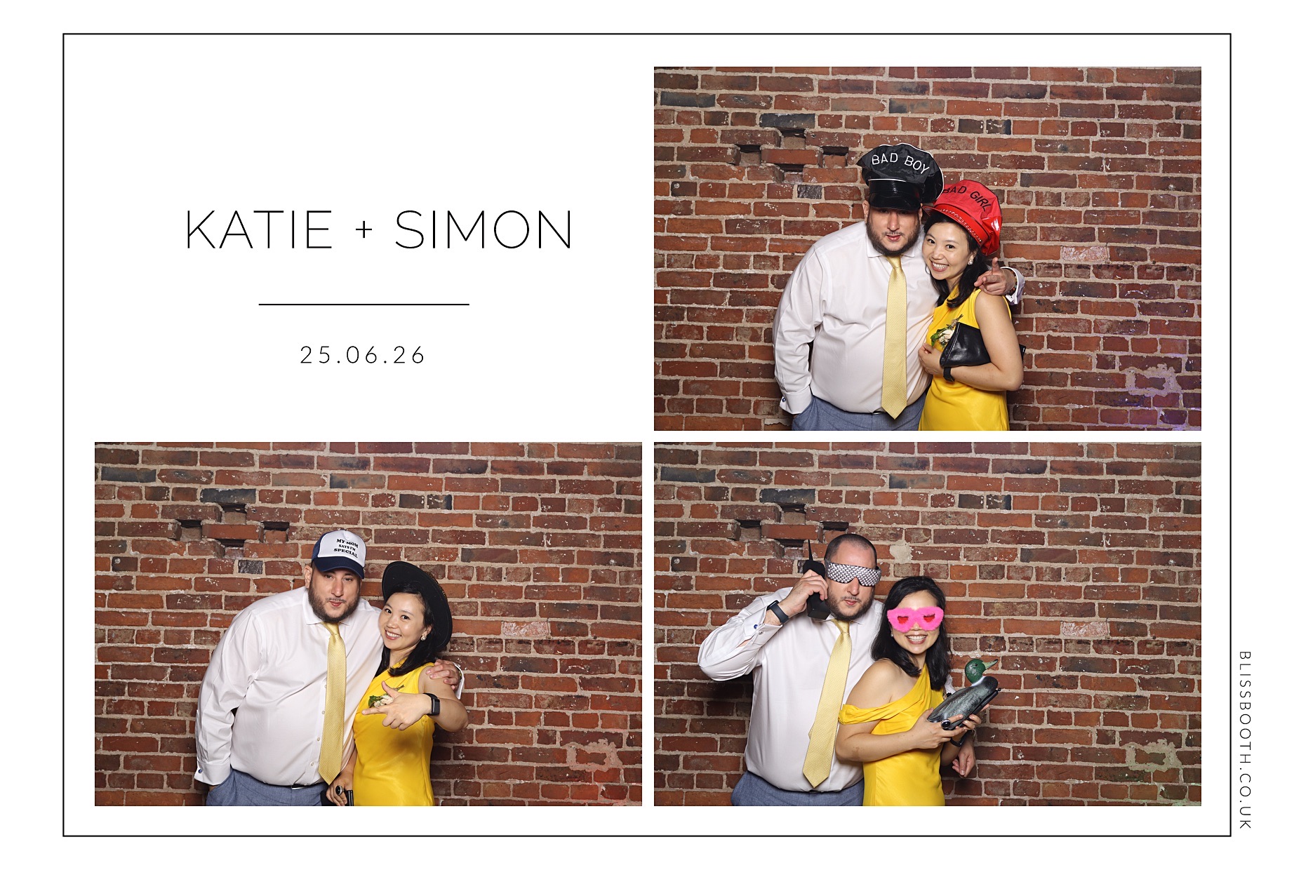 Kate and Simon | View more photos from the event at gallery.blissbooth.co.uk/u/BlissBooth/Kate-and-Simon