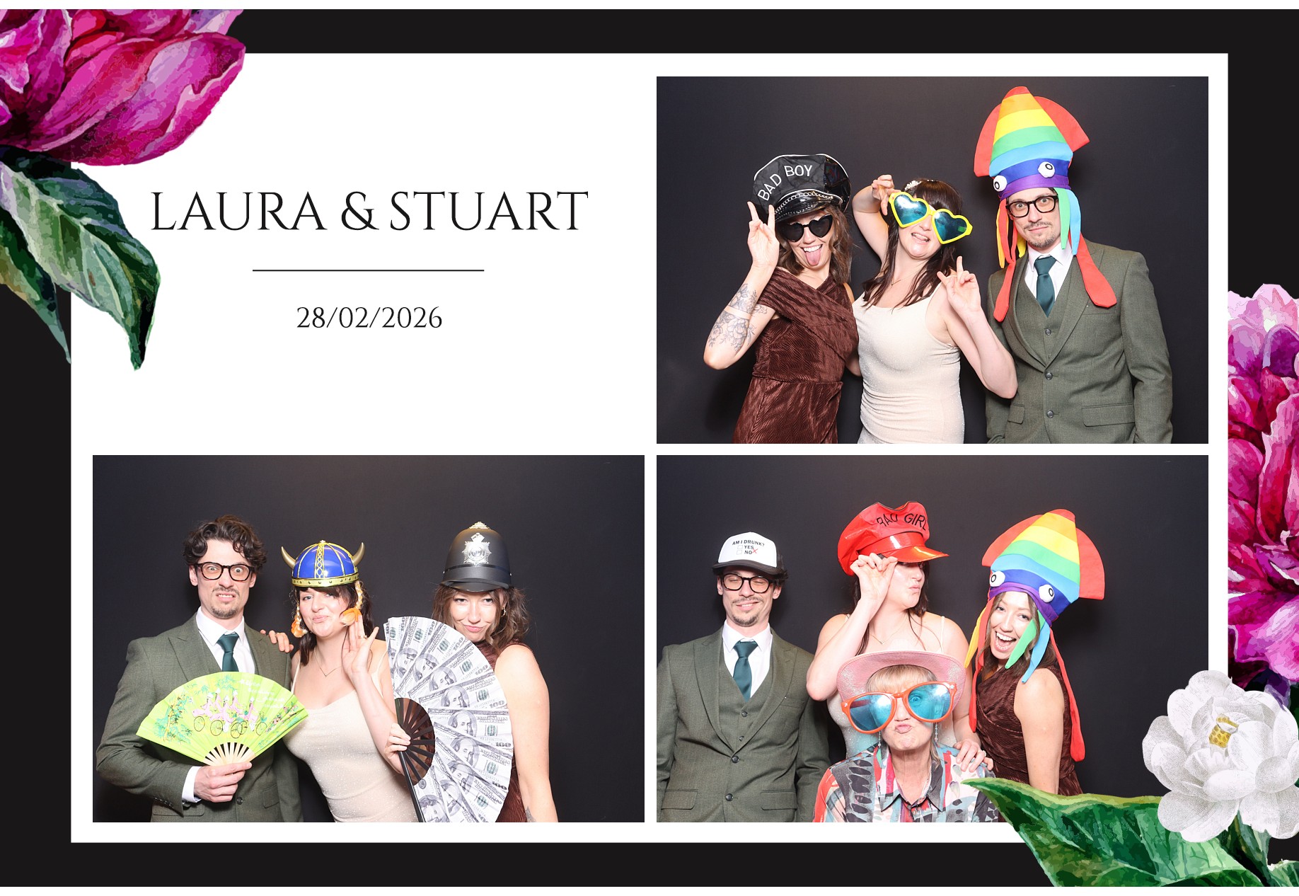 Laura and Stuart | View more photos from the event at gallery.blissbooth.co.uk/u/BlissBooth/Laura-and-Stuart