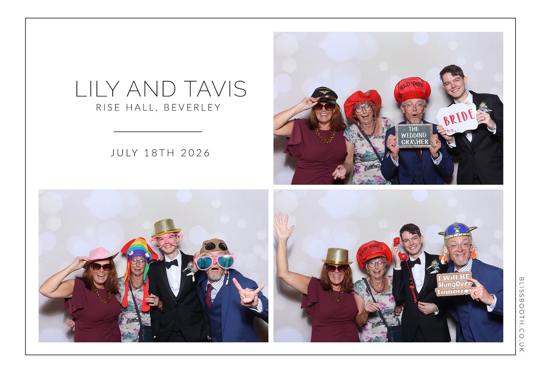 Lily and Tavis | View more photos from the event at gallery.blissbooth.co.uk/u/BlissBooth/Lily-and-Tavis