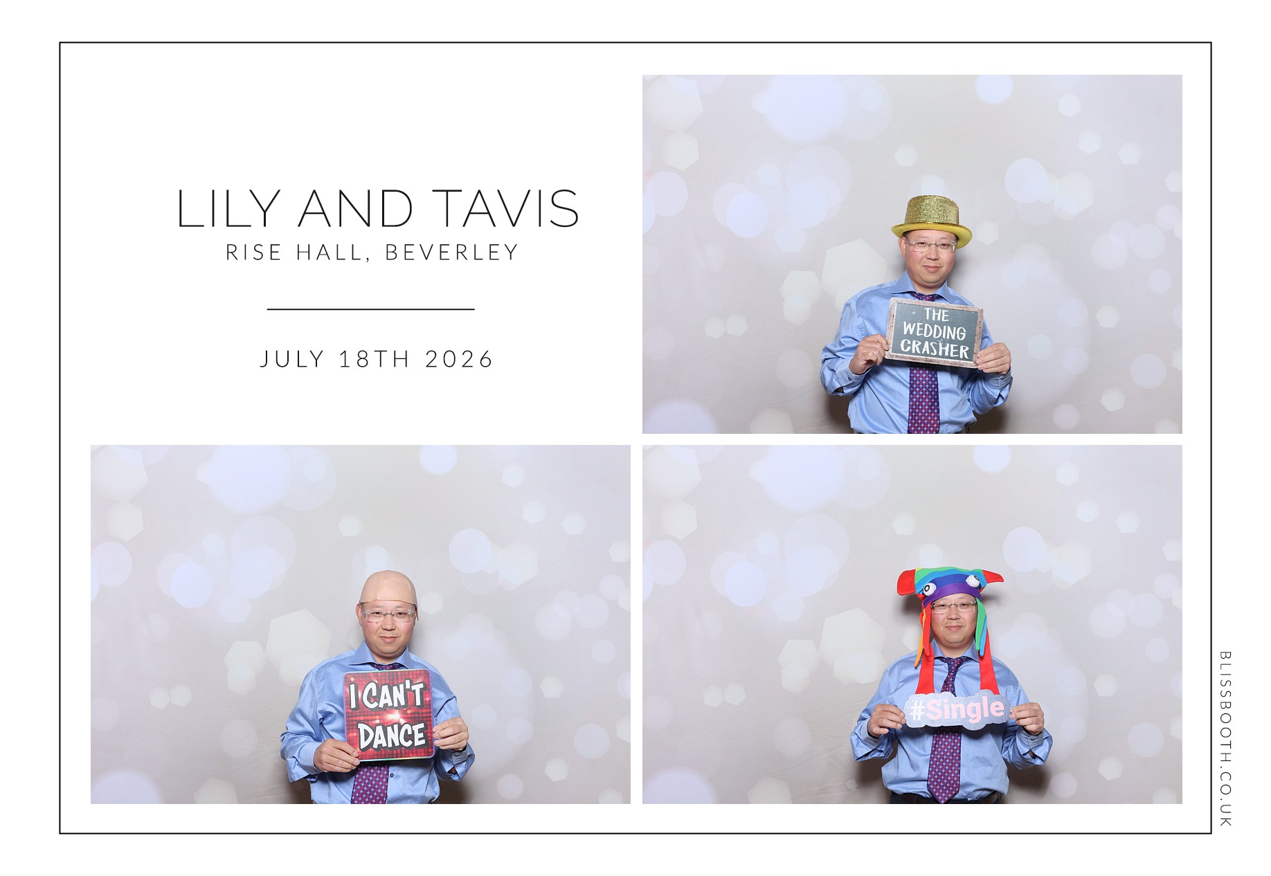 Lily and Tavis | View more photos from the event at gallery.blissbooth.co.uk/u/BlissBooth/Lily-and-Tavis