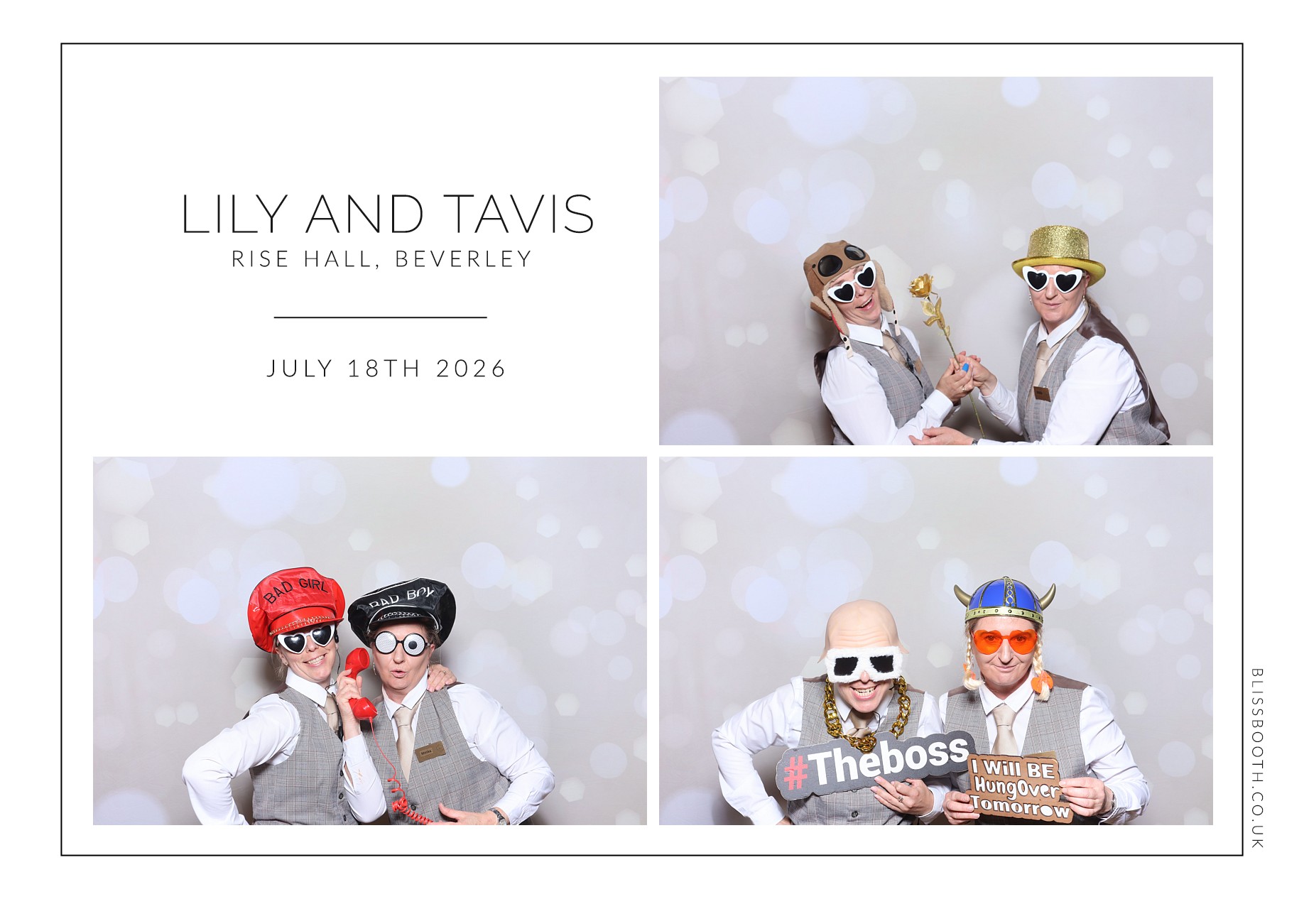 Lily and Tavis | View more photos from the event at gallery.blissbooth.co.uk/u/BlissBooth/Lily-and-Tavis