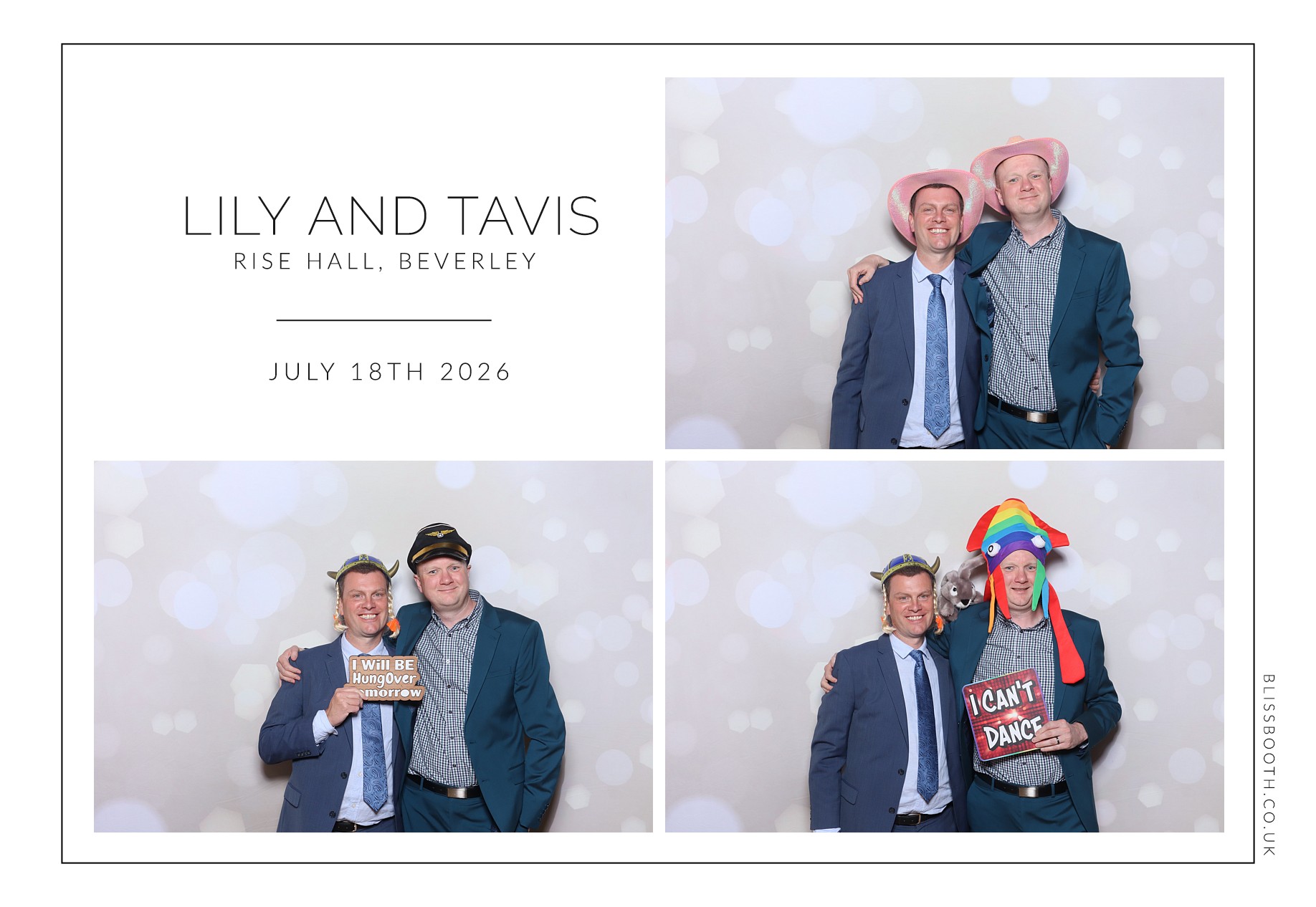 Lily and Tavis | View more photos from the event at gallery.blissbooth.co.uk/u/BlissBooth/Lily-and-Tavis