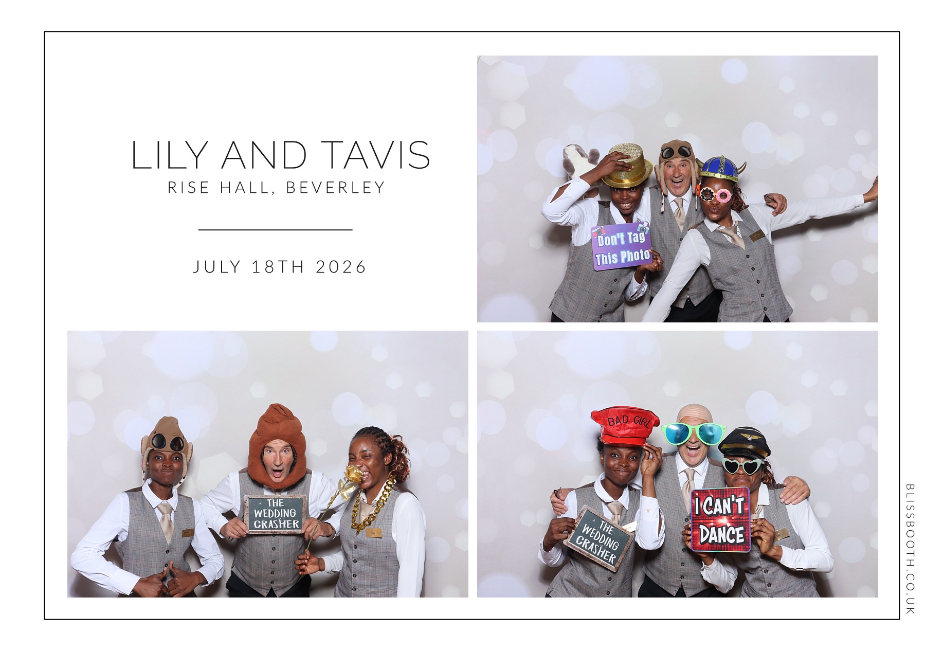 Lily and Tavis | View more photos from the event at gallery.blissbooth.co.uk/u/BlissBooth/Lily-and-Tavis