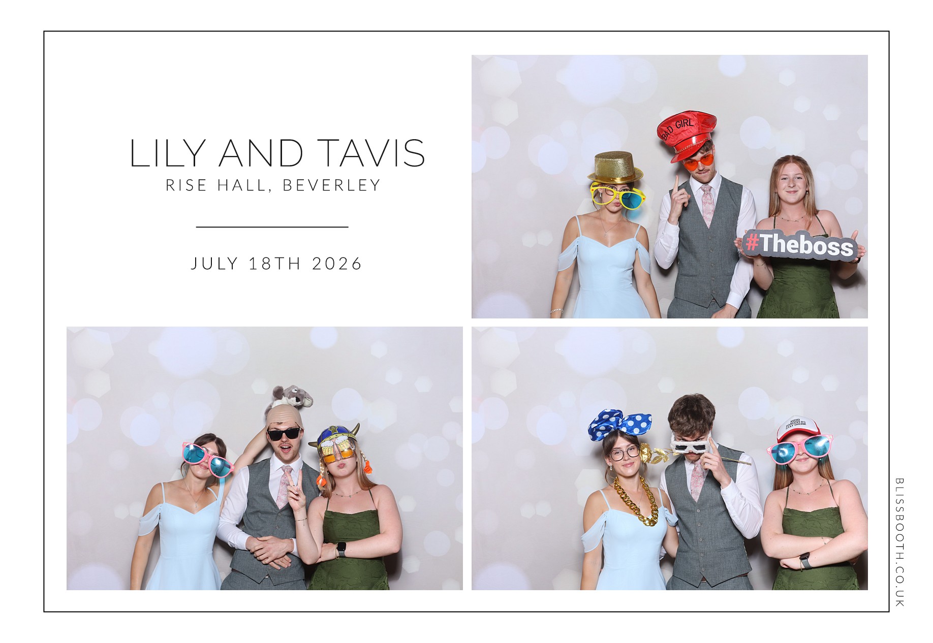 Lily and Tavis | View more photos from the event at gallery.blissbooth.co.uk/u/BlissBooth/Lily-and-Tavis