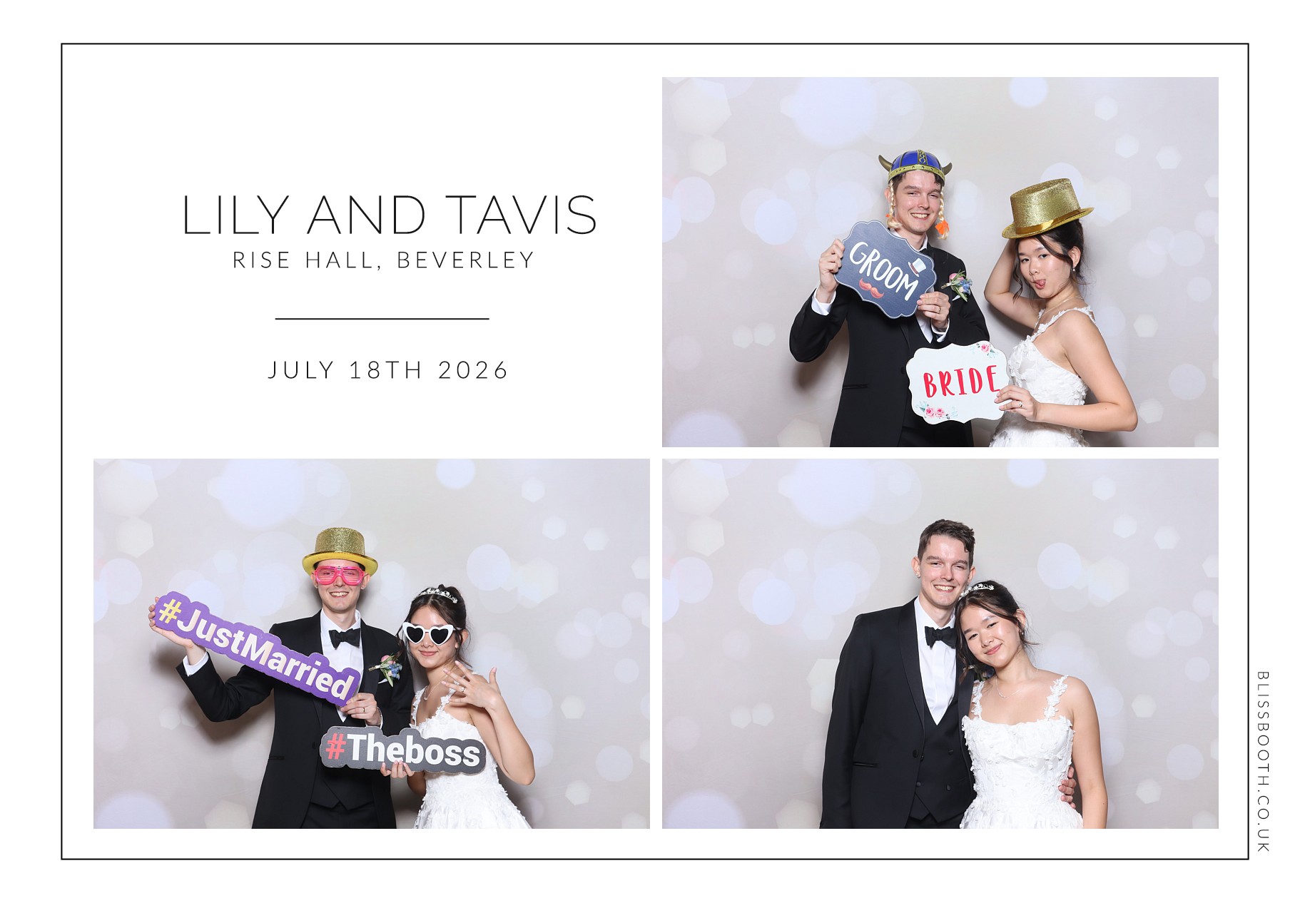 Lily and Tavis | View more photos from the event at gallery.blissbooth.co.uk/u/BlissBooth/Lily-and-Tavis