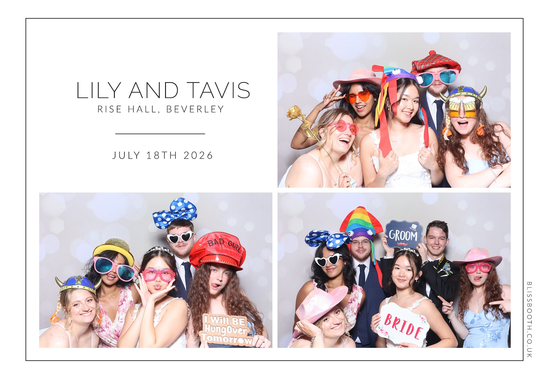 Lily and Tavis | View more photos from the event at gallery.blissbooth.co.uk/u/BlissBooth/Lily-and-Tavis