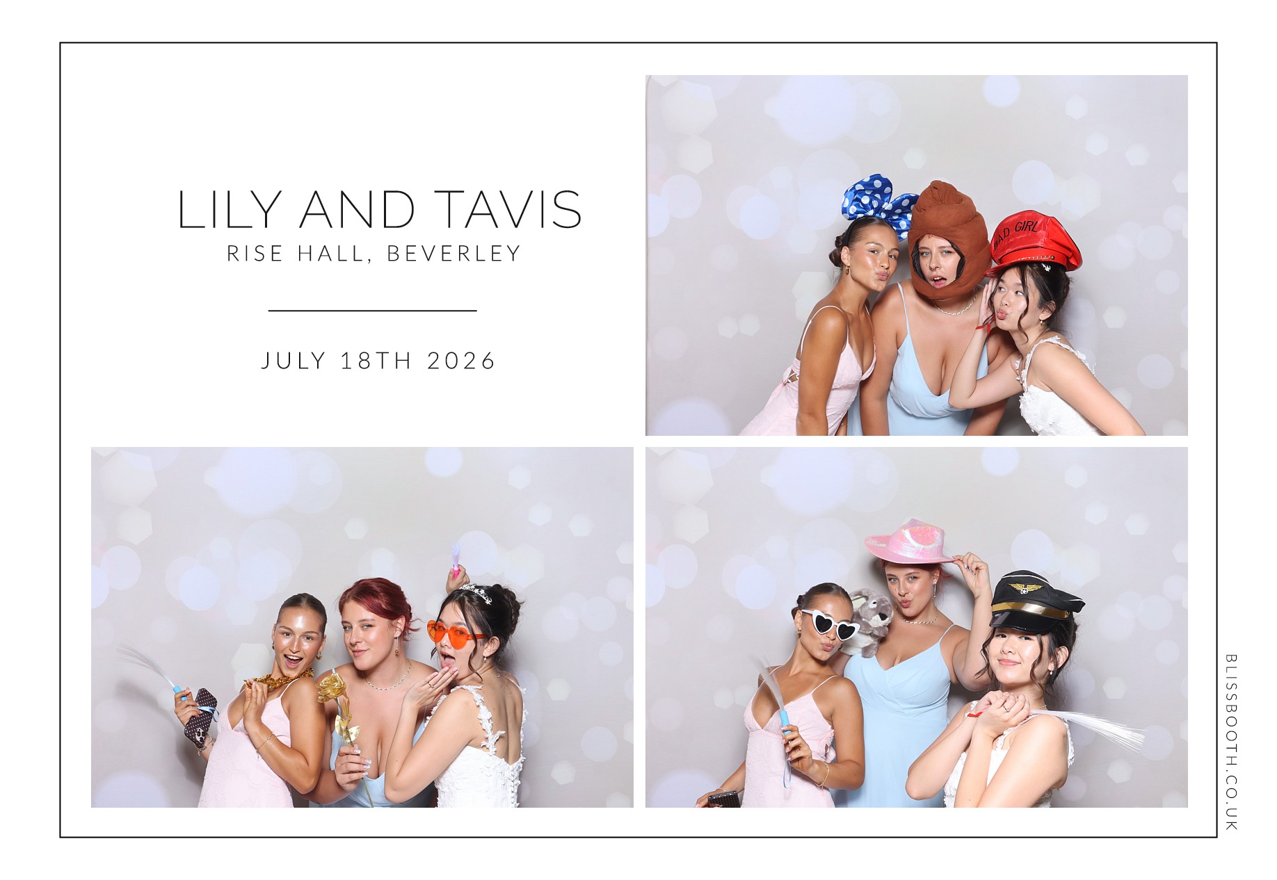 Lily and Tavis | View more photos from the event at gallery.blissbooth.co.uk/u/BlissBooth/Lily-and-Tavis
