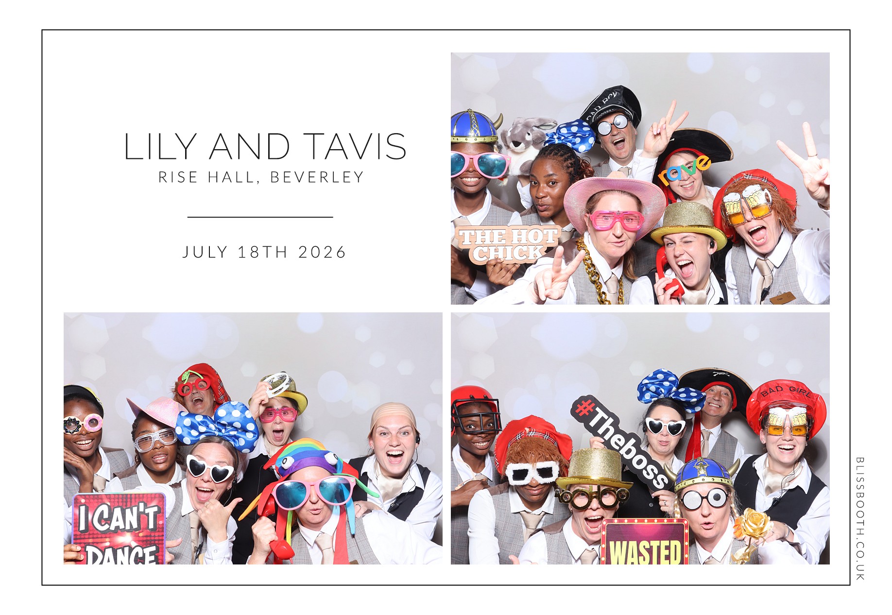 Lily and Tavis | View more photos from the event at gallery.blissbooth.co.uk/u/BlissBooth/Lily-and-Tavis