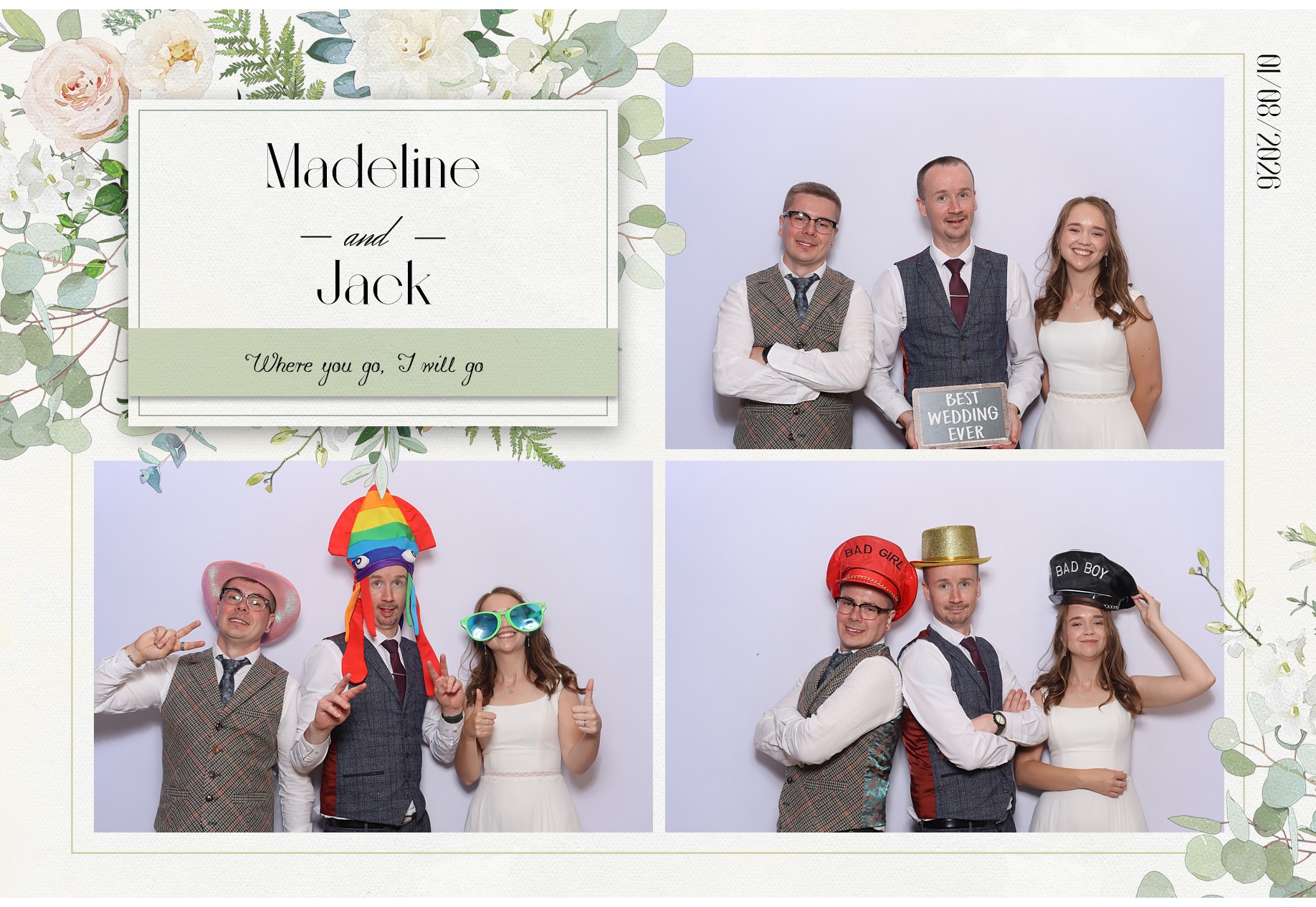 Madeline and Jack | View more photos from the event at gallery.blissbooth.co.uk/u/BlissBooth/Madeline-and-Jack