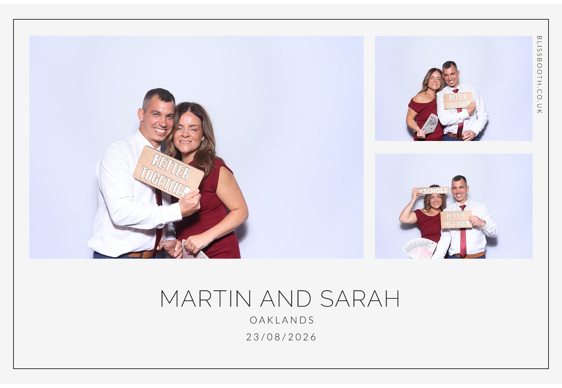 Martin and Sarah | View more photos from the event at gallery.blissbooth.co.uk/u/BlissBooth/Martin-and-Sarah