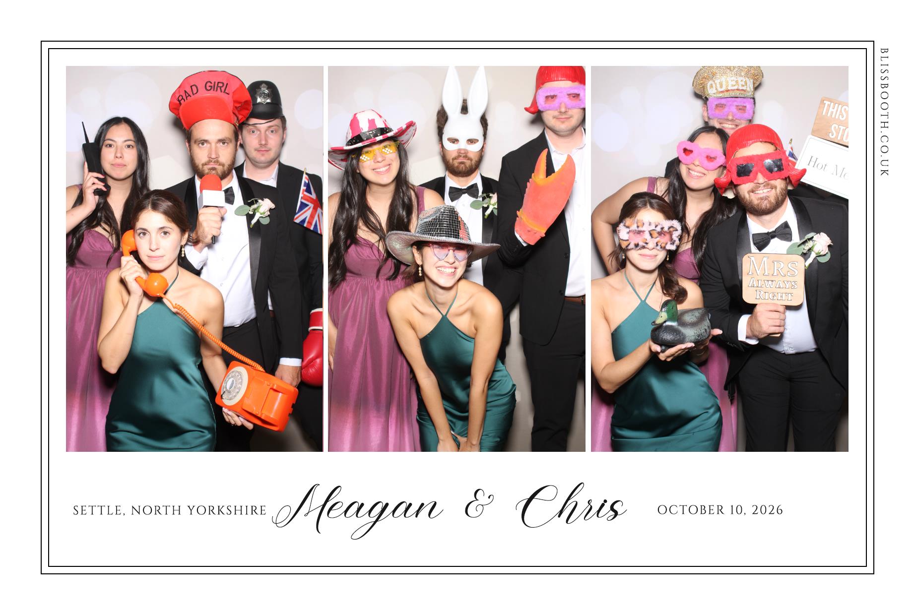 Megan and Chris | View more photos from the event at gallery.blissbooth.co.uk/u/BlissBooth/Megan-and-Chris