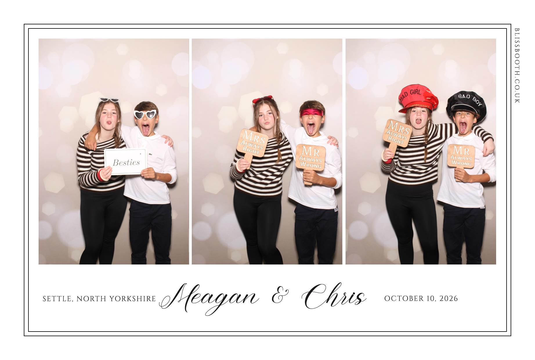 Megan and Chris | View more photos from the event at gallery.blissbooth.co.uk/u/BlissBooth/Megan-and-Chris