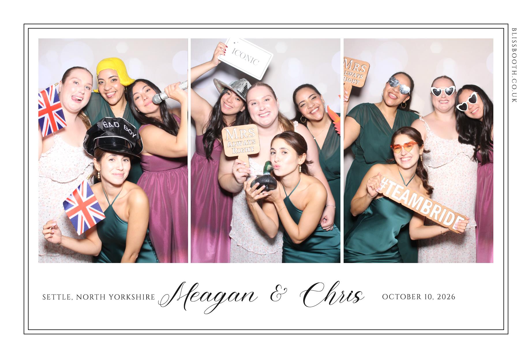 Megan and Chris | View more photos from the event at gallery.blissbooth.co.uk/u/BlissBooth/Megan-and-Chris